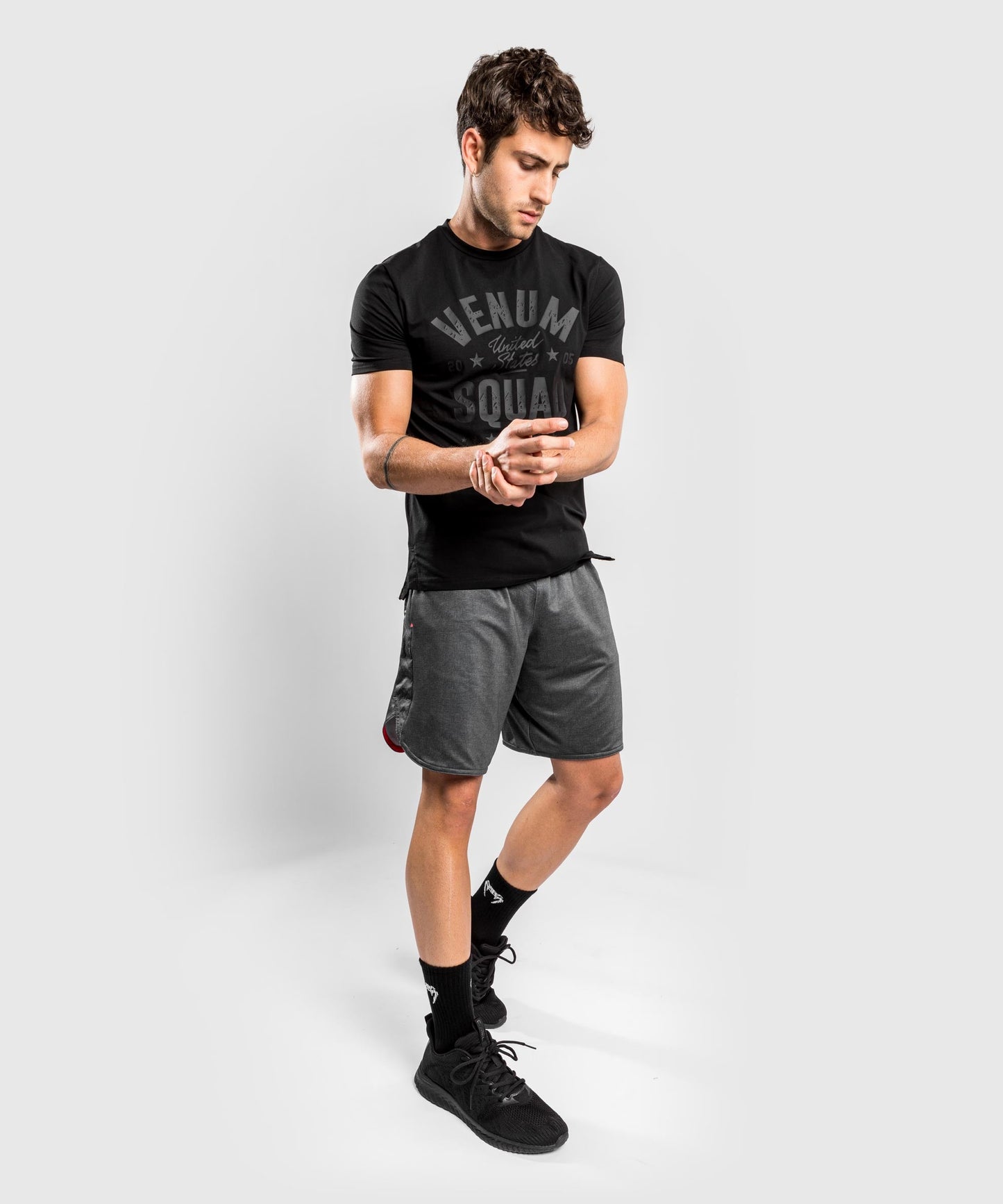 Venum Squad T-Shirt - Schwarz/Schwarz
