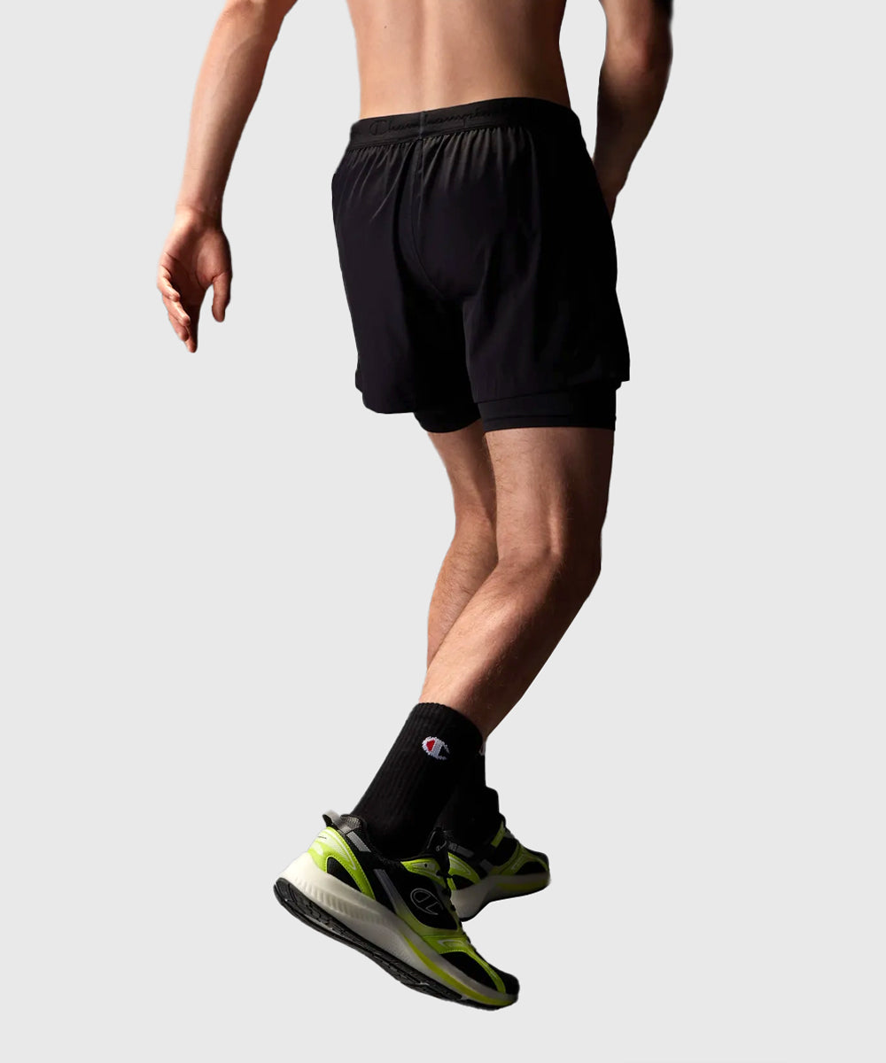 Champion 2 En 1 Fightshorts – Schwarz
