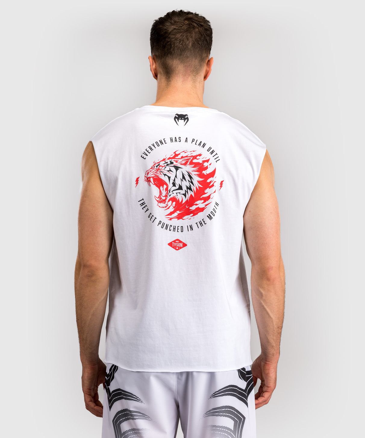 T-shirt sans manches Venum x Mike Tyson Tiger - Blanc Optique