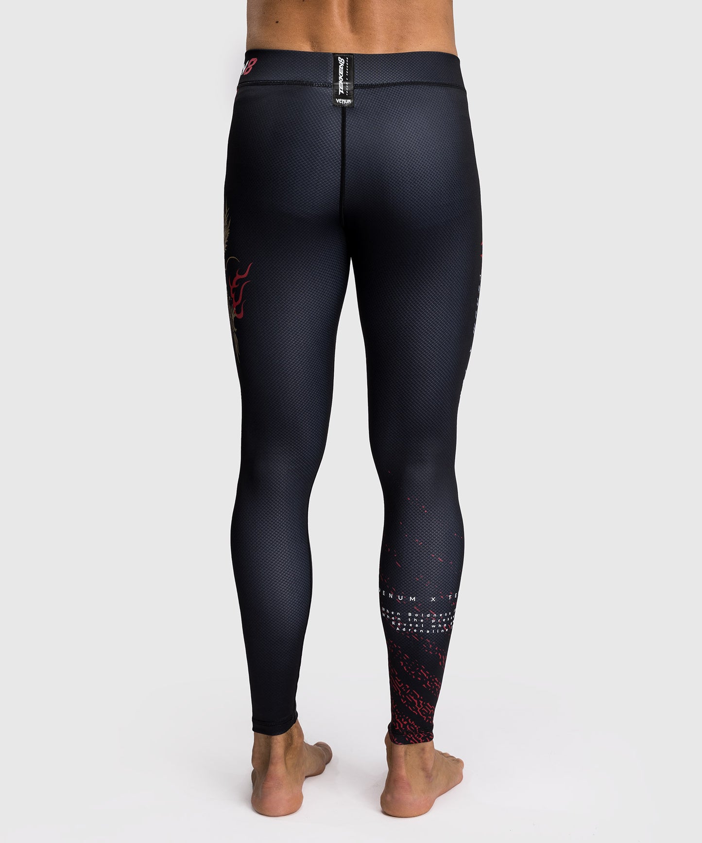 Pantalon de compression Venum x TEKKEN 8 - Marshall Law - Noir/Rouge/Or