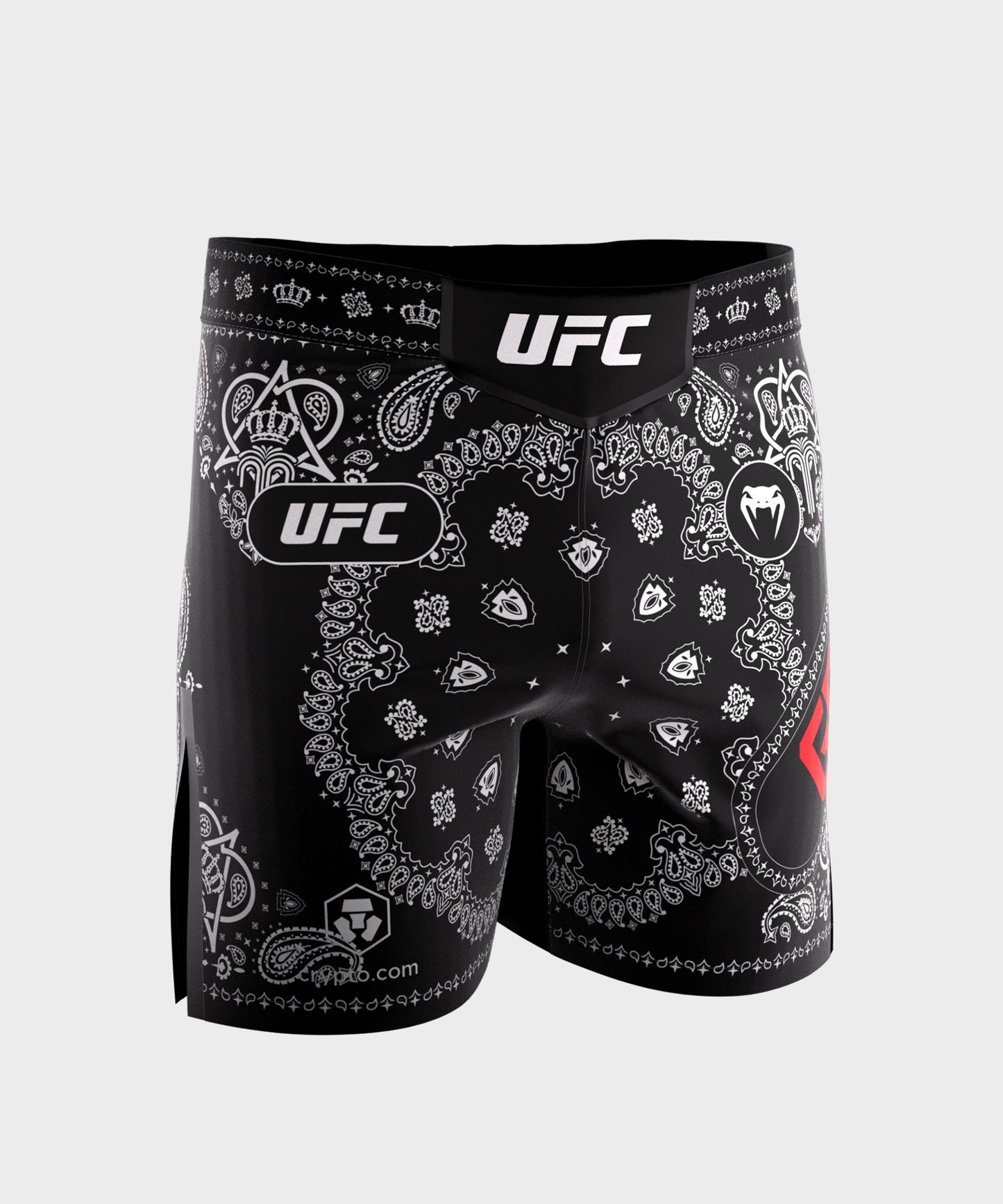 Men’s UFC Adrenaline Unrivaled by VENUM Black King Green Short Fit Fight Short