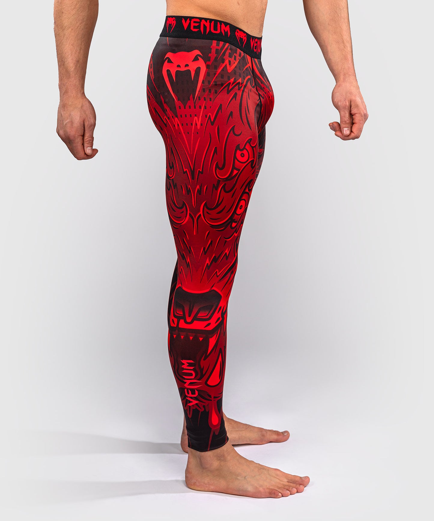 Venum Wolf Atak Spats – Nero/Rosso