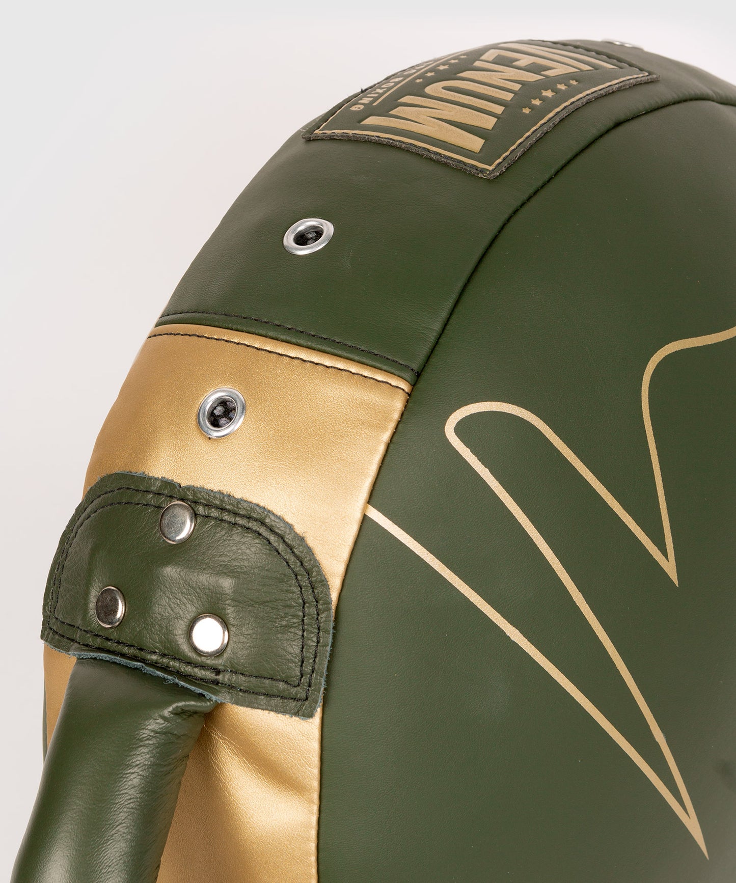 Venum Pro Boxhandschuh Rundes Schlagpolster – Khaki/Gold