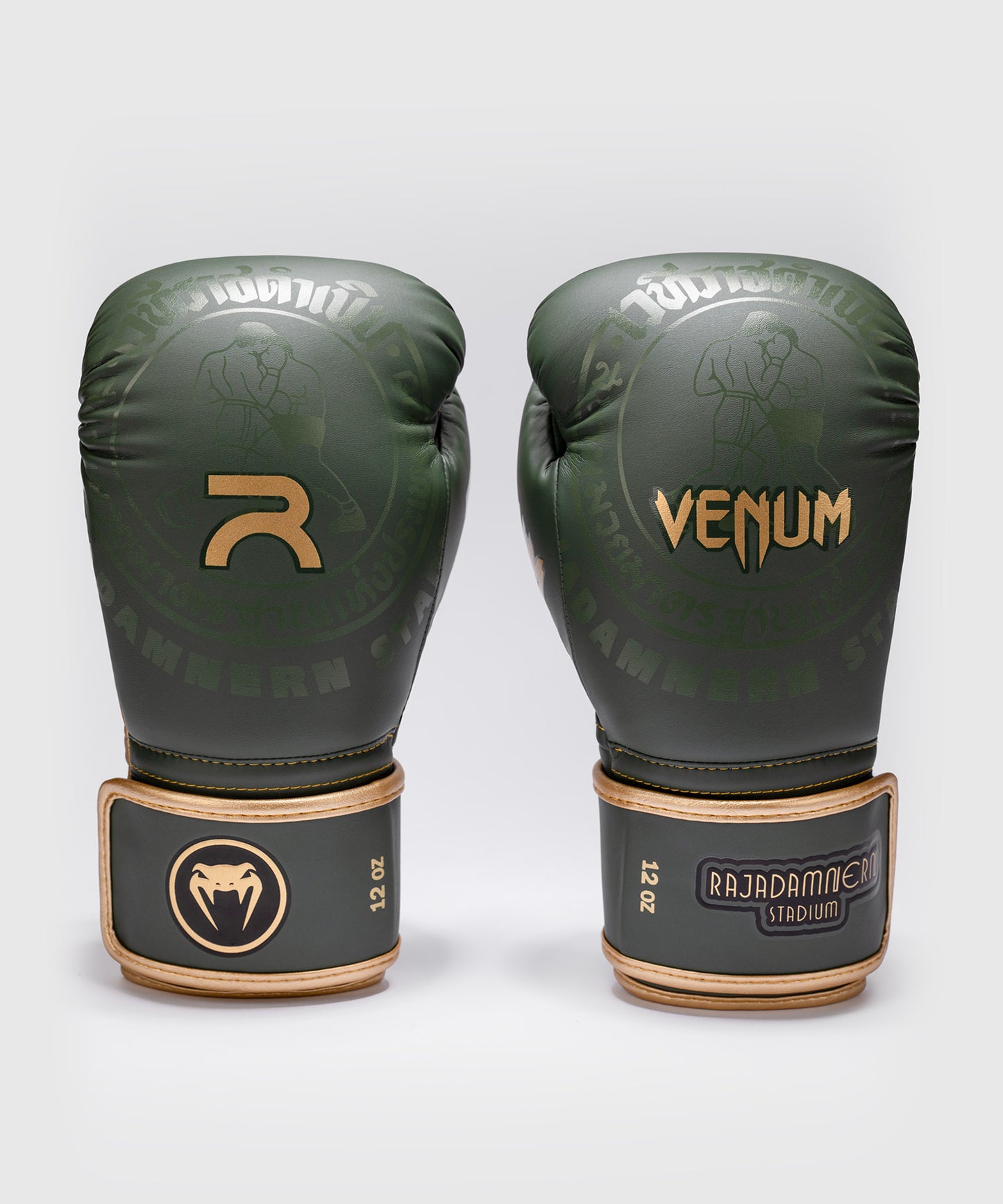 Gants de Boxe Venum x Rajadamnern - Vert Militaire