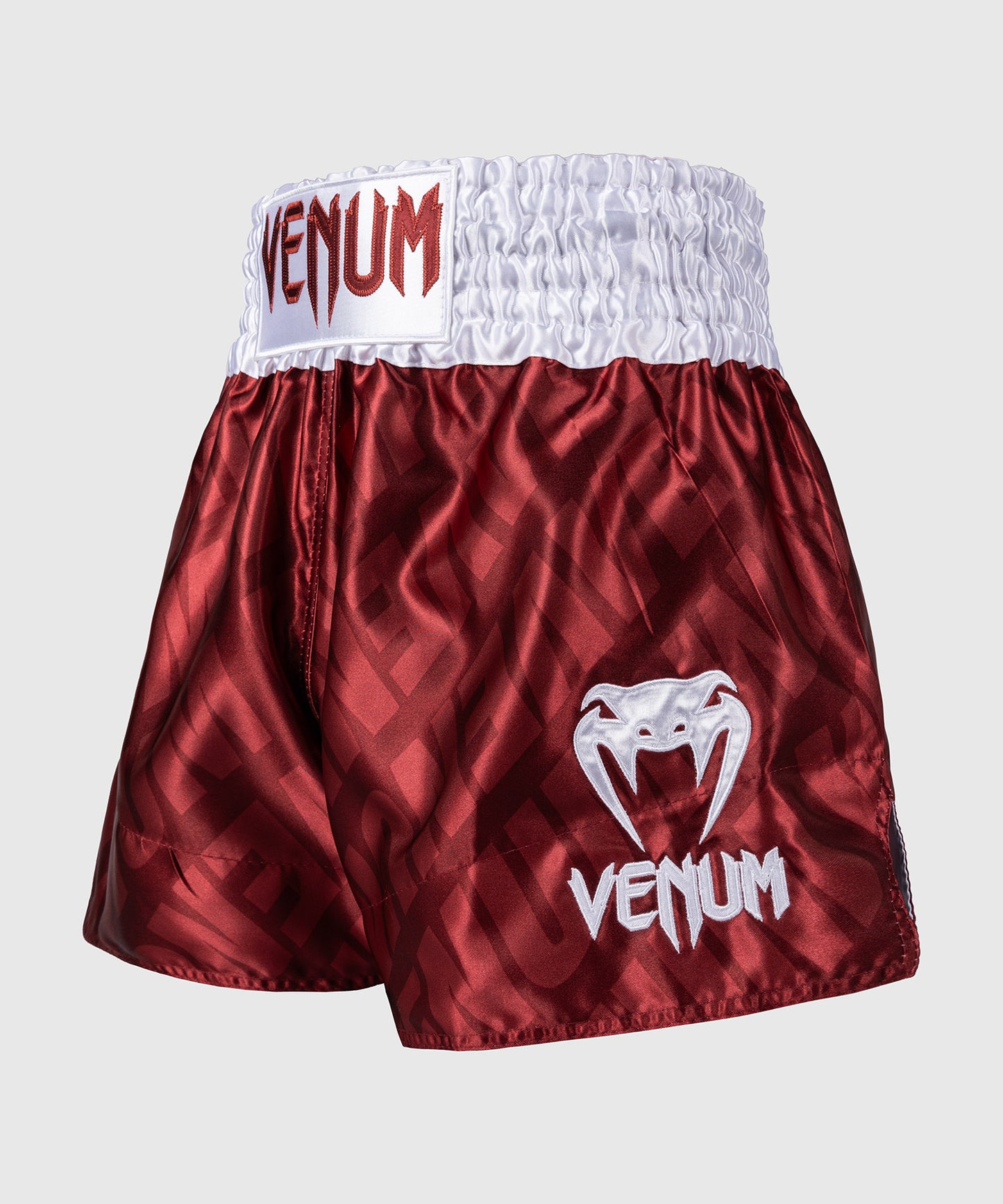 Venum Contender XT Pantaloncini Muay Thai – Rosso Ciliegia/Bianco