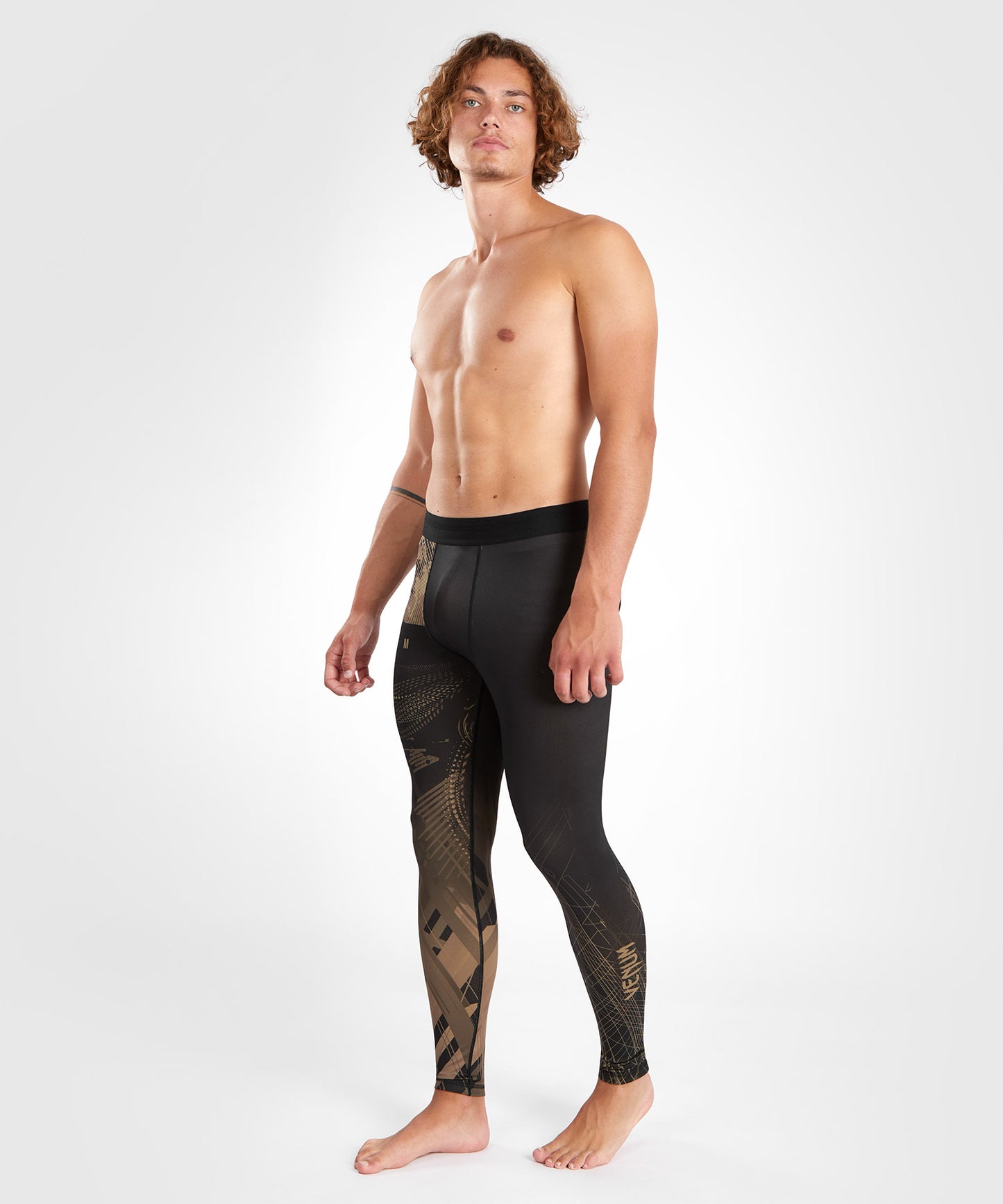 Venum Gorilla Jungle Pantalones de compresión - Negro/Arena