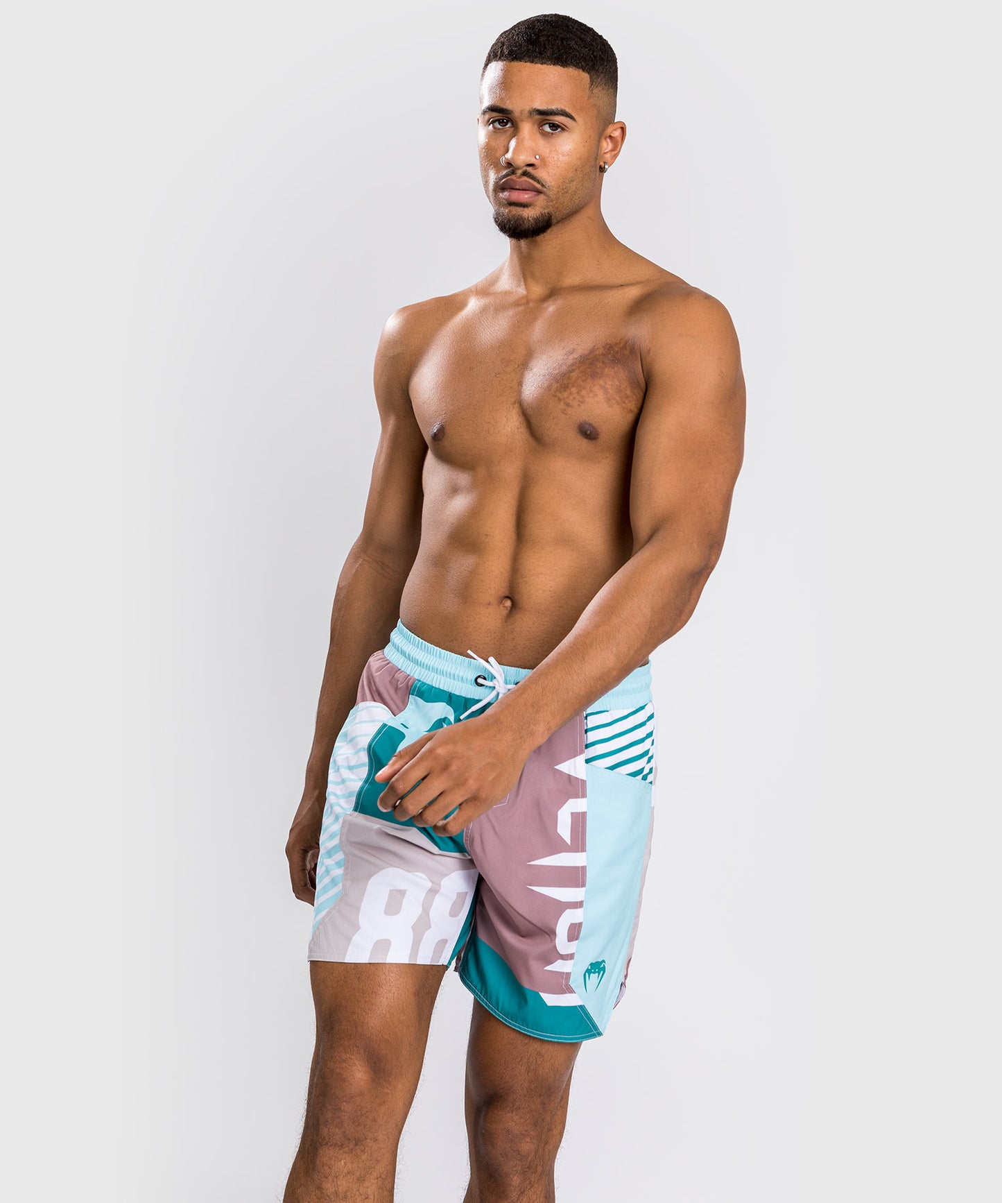 Short De Bain Venum Summer 88 - Clearwater/Bleu Mosaïque