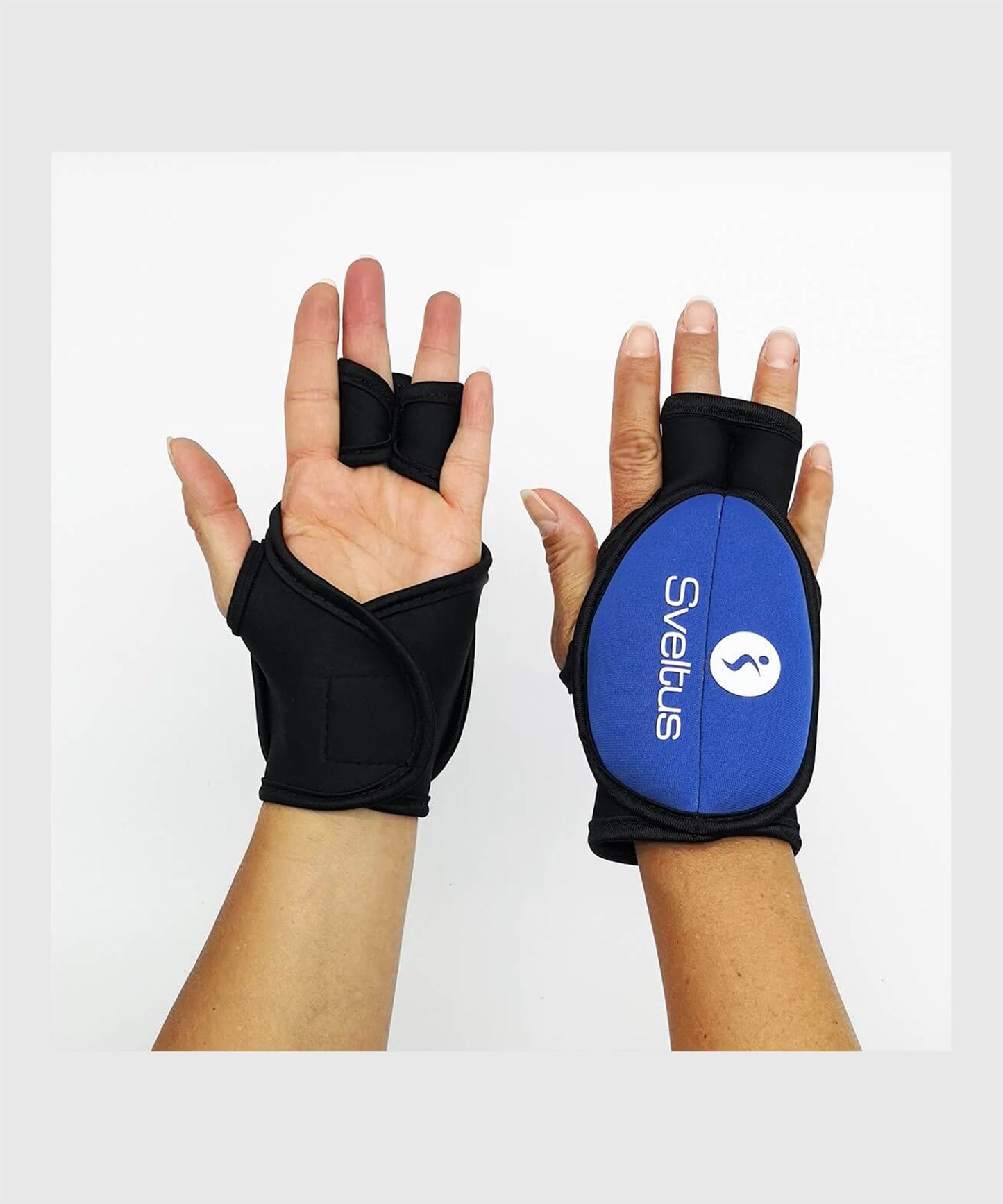 Sveltus Piloxing Handschuhe – Blau/Schwarz 500 g, 2er-Set