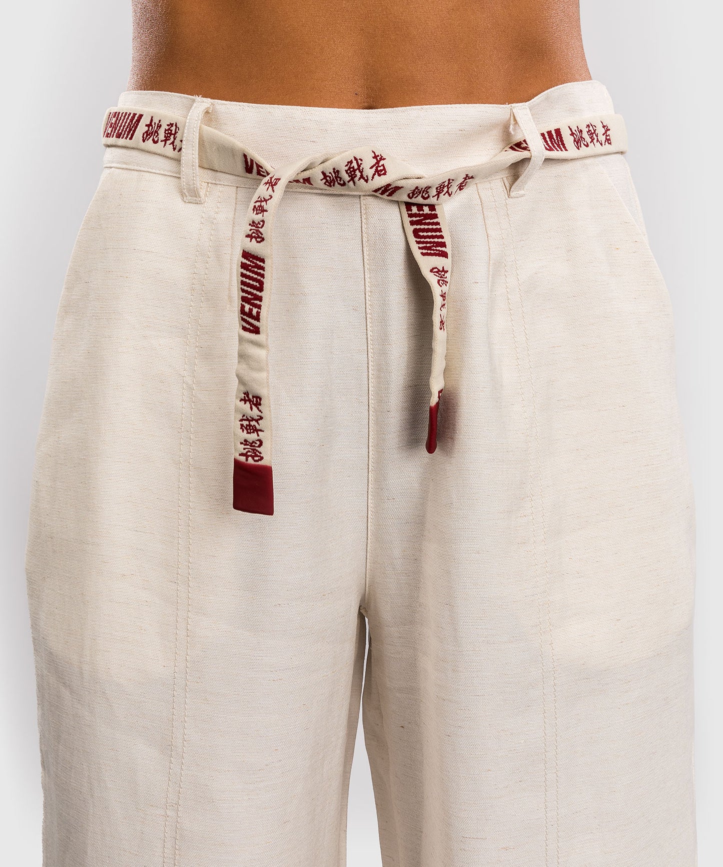 Venum Serpenti Damen Hose – Elfenbein/Burgunder