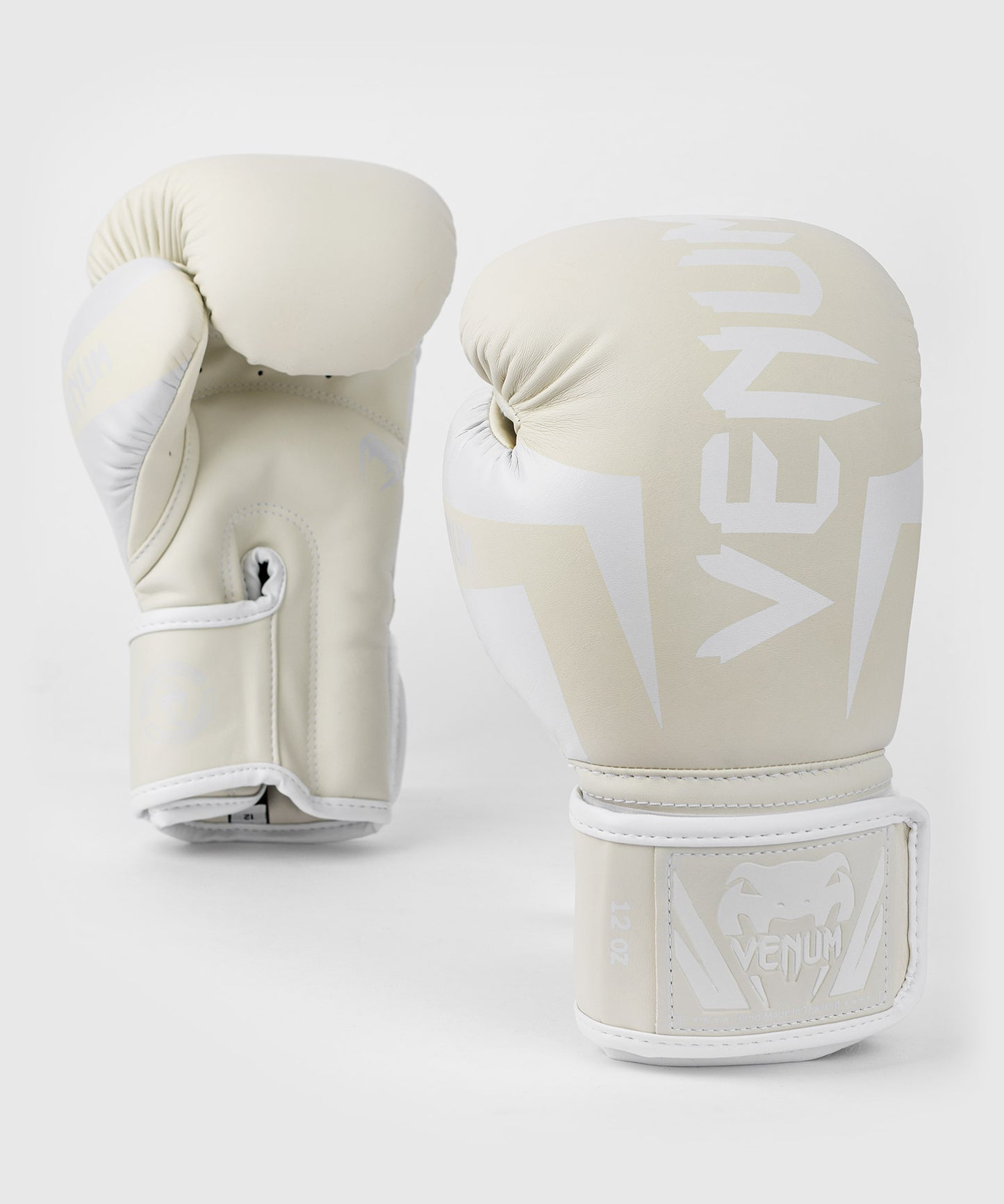 Guantes de Boxeo Venum Elite - Blanco/Marfil