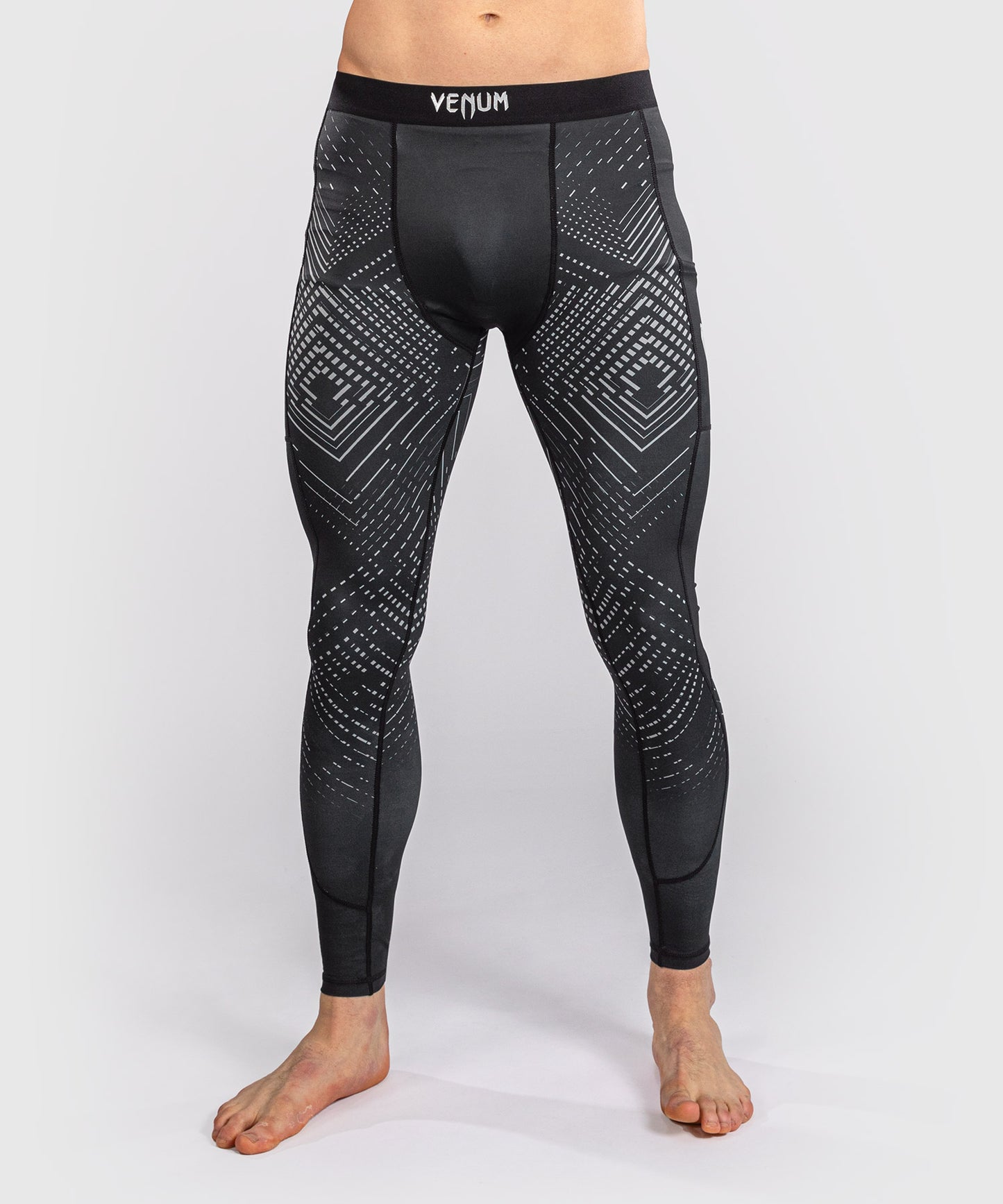 Venum Midnight Fury Spats – Mitternachtsblau/Grau/Silber