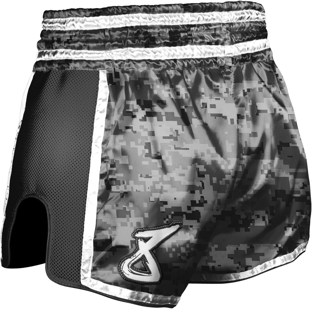 8 Weapons Super Mesh City Pantalones Cortos Muay Thai - Camo