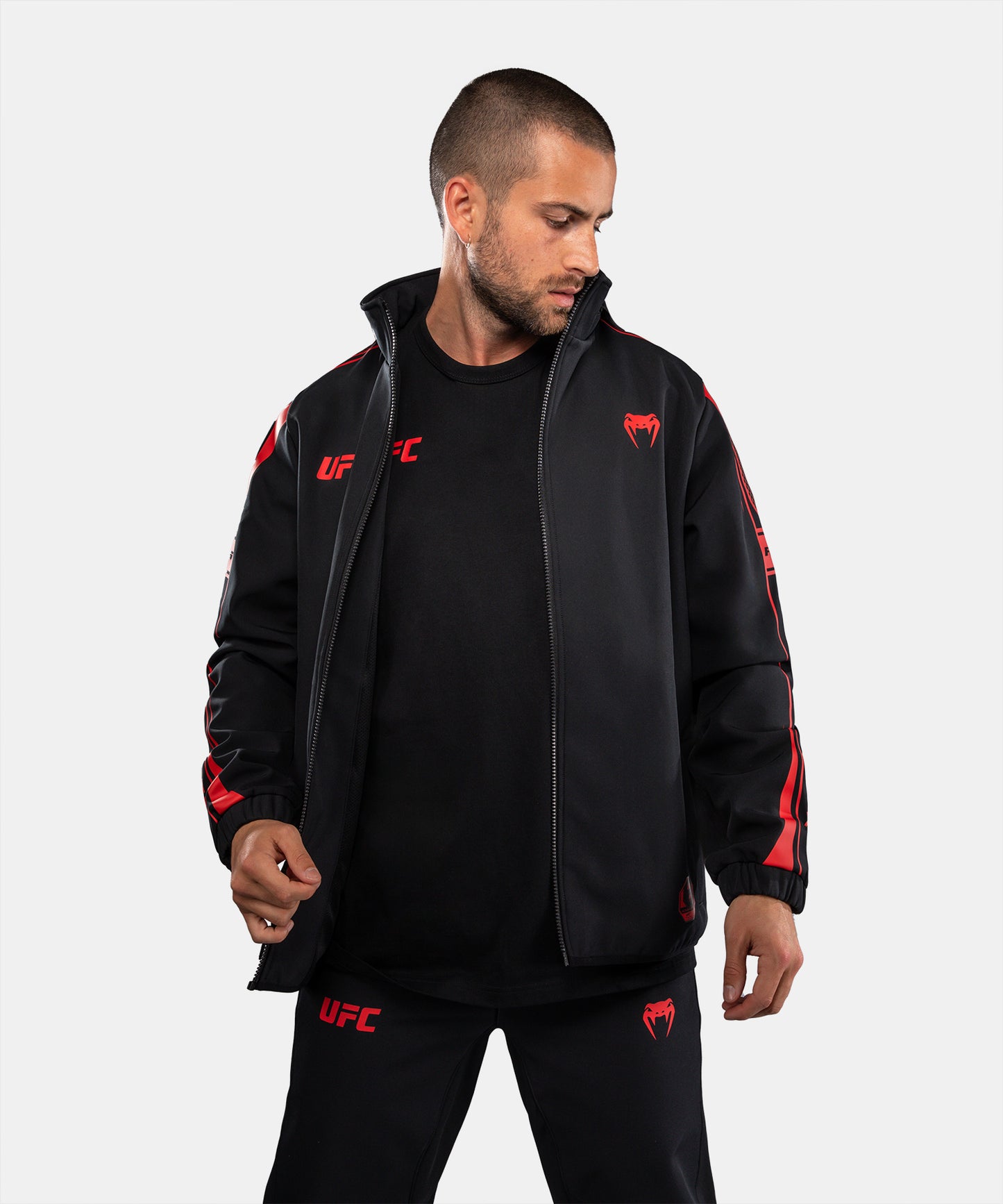 Venum UFC Unity by Venum Authentic Fight Week Men's Zip Hoodie - Black