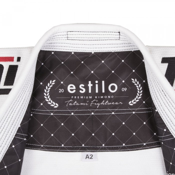 Tatami Fightwear Estilo 6.0 Kimono JJB Mujer - Blanco/Negro