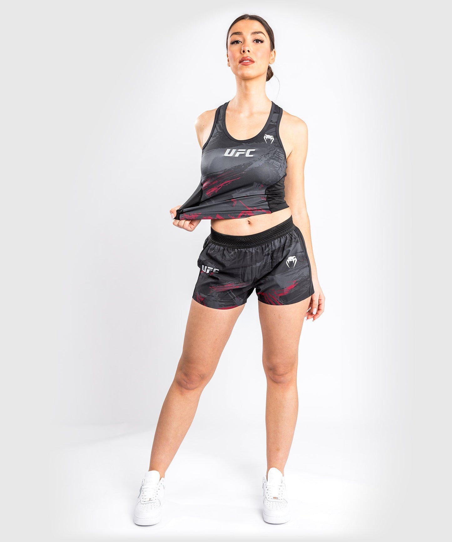 Venum Authentic Fight Week 2.0 UFC-Trainingsshorts - Damen - Schwarz/Rot
