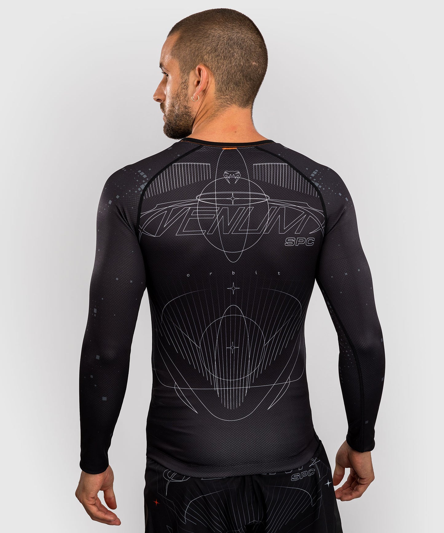 Venum Eclipse Rashguard a manica lunga – Nero/Avorio