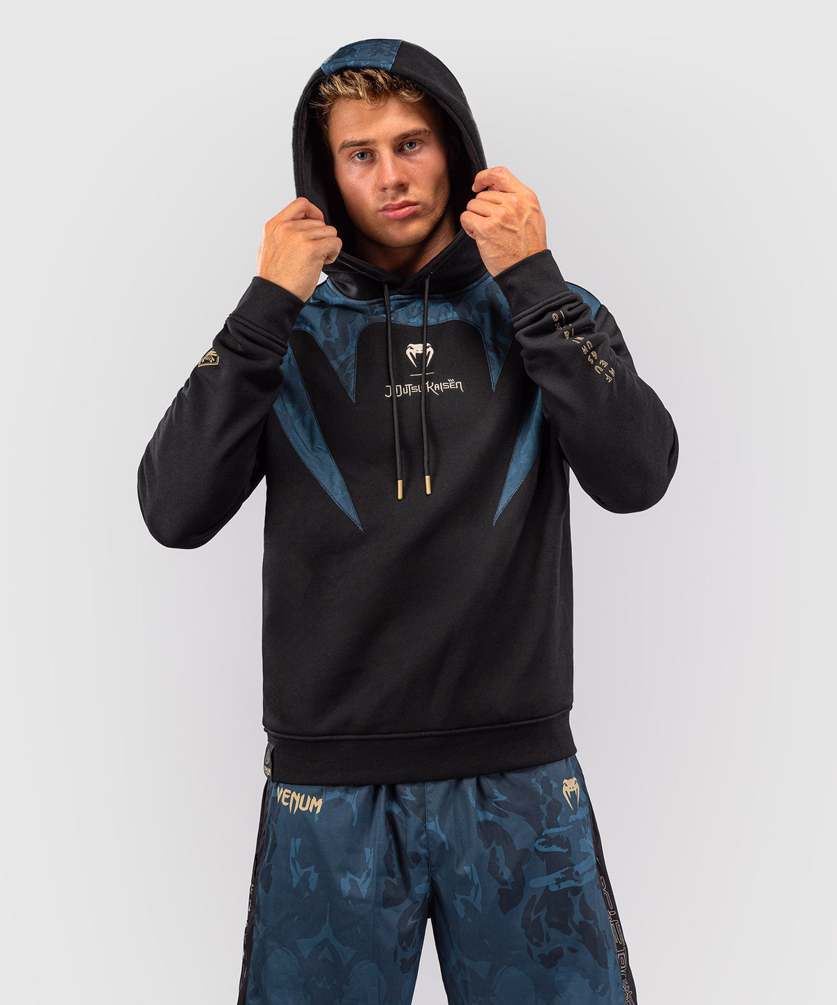 Jujutsu Kaisen x Venum Fushiguro Hoodie – Ozeangrün