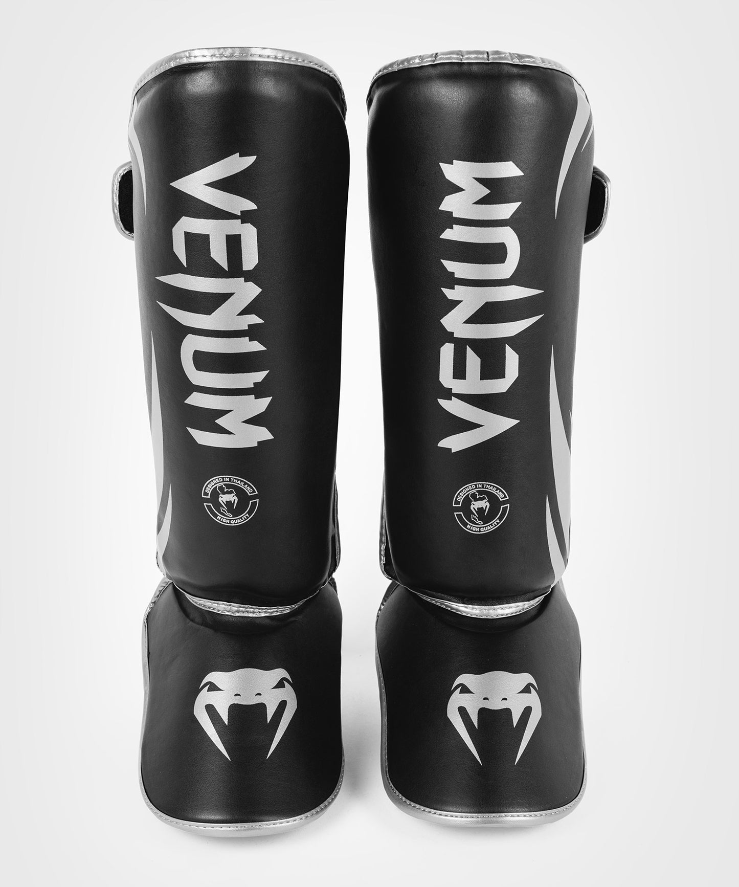 Venum Challenger Standup-Schienbeinschoner – Schwarz/Silber