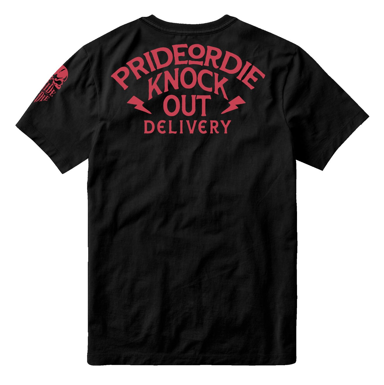 Pride Or Die Knockout Delivery Trainings-T-Shirt - Schwarz