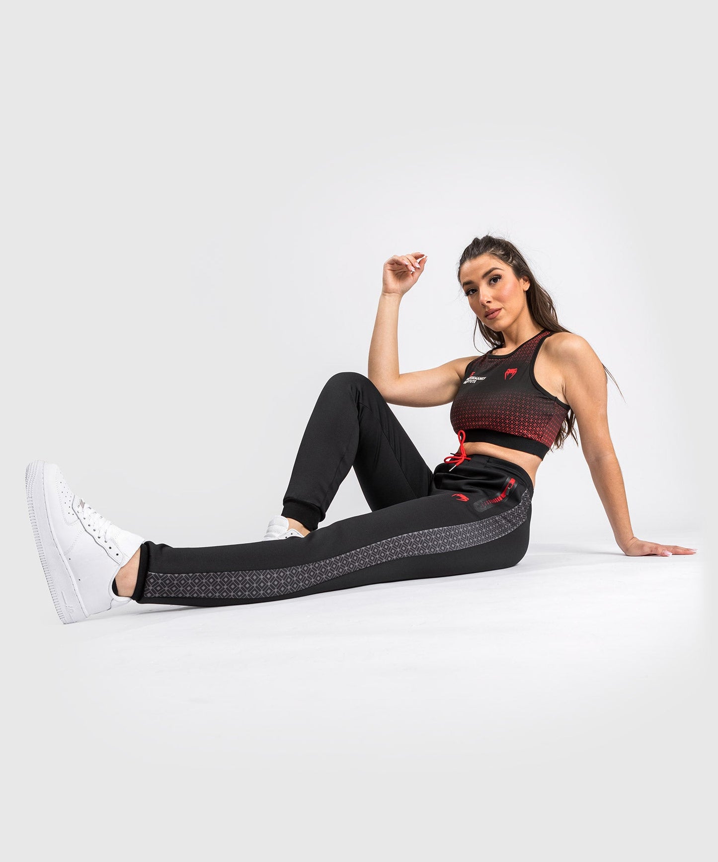 Venum Performance Institute UFC Jogginghose - Damen - Schwarz/Rot