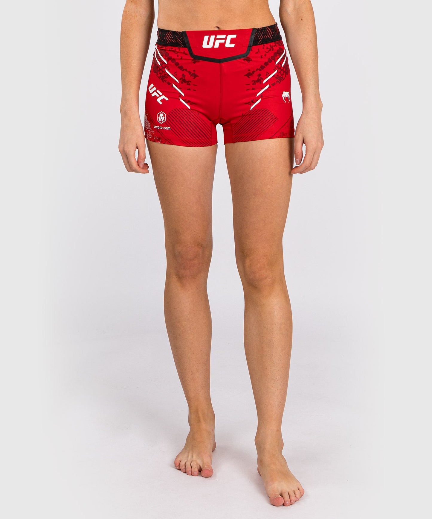UFC Women's Fit Compression Short Adrenaline by Venum Authentic Fight Night - Red