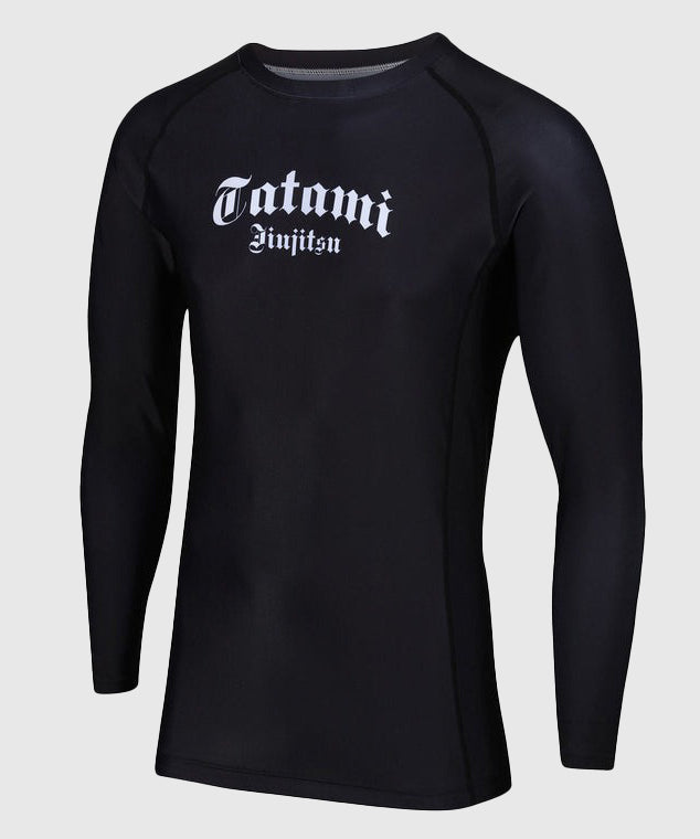 Tatami Fightwear Gothic Langarm Kompressionsshirt – Schwarz
