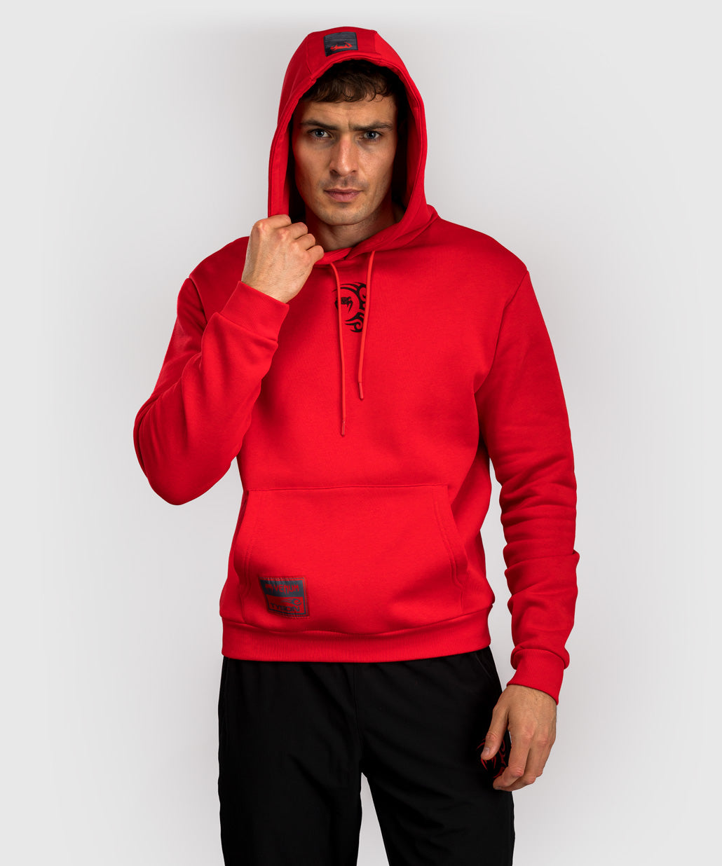 Sweat à capuche Venum x Mike Tyson Tiger - Rouge Intense/Noir Profond