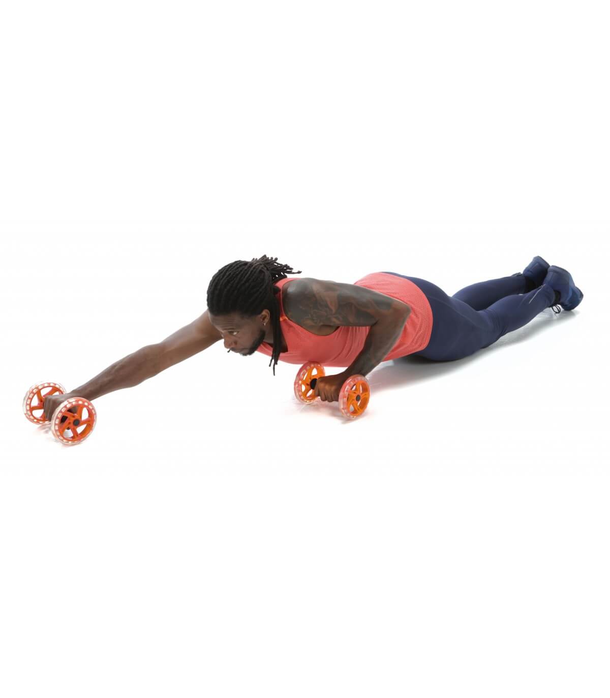 Sveltus Ruedas Abdominales – Naranja (Pack de 2)