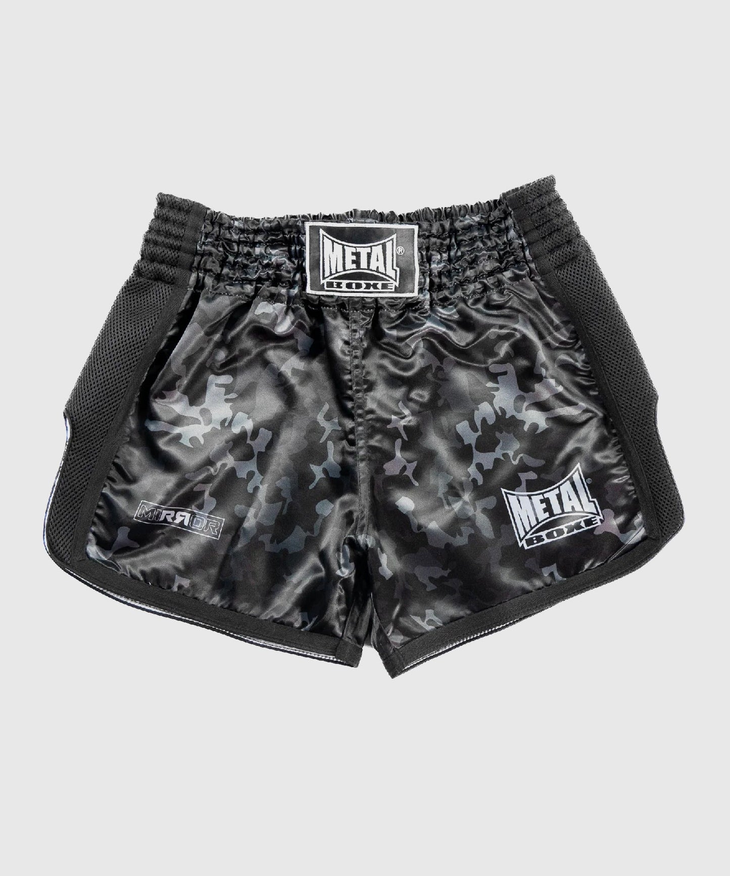 Metal Boxe Muay Metal Mirror Fightshorts - Negro/Camo