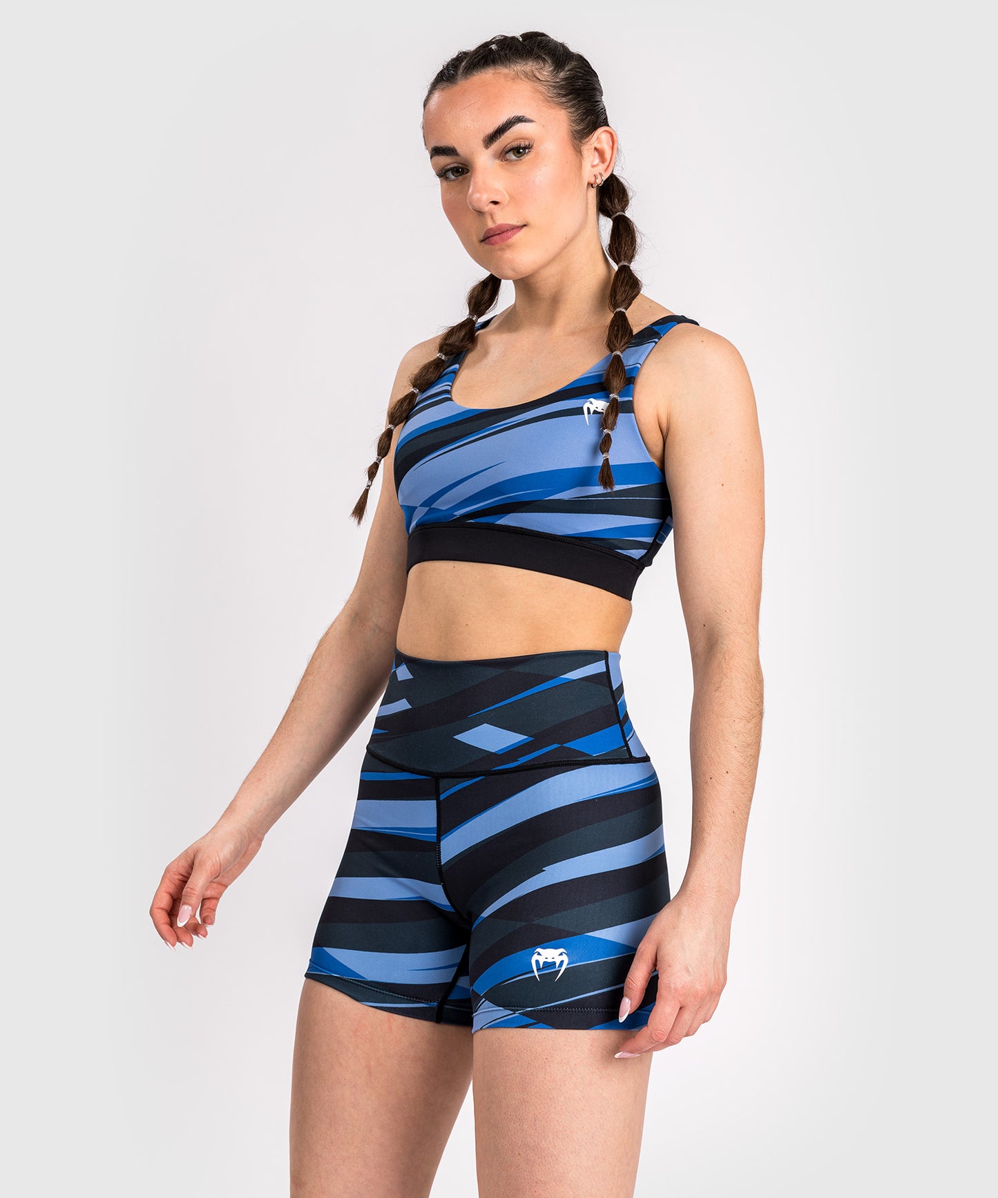 Short de Compression pour Femmes Venum Abyss - Bleu Foncé