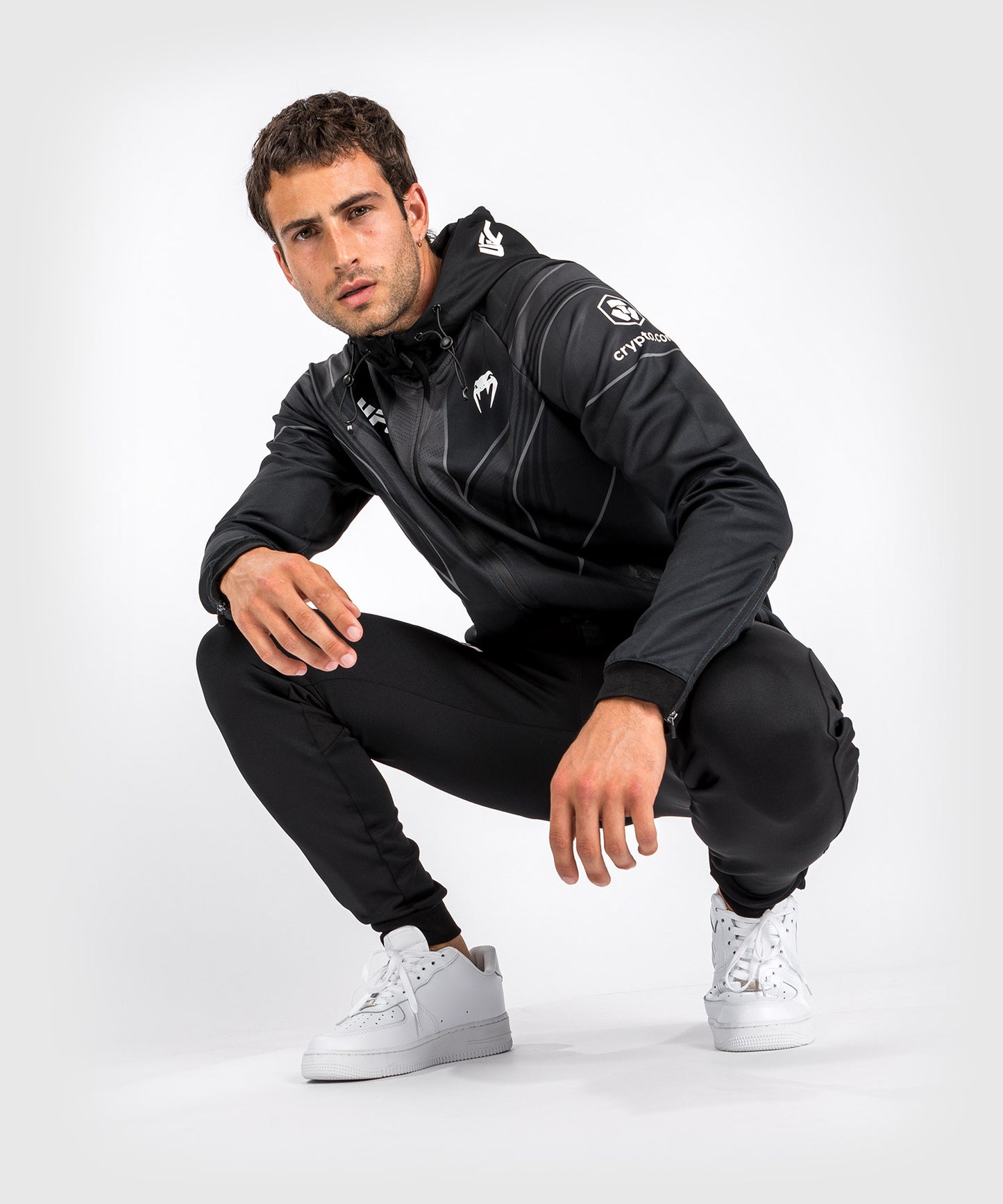UFC Venum Authentic Fight Night 2.0 Männer Walkout Hoodie - schwarz
