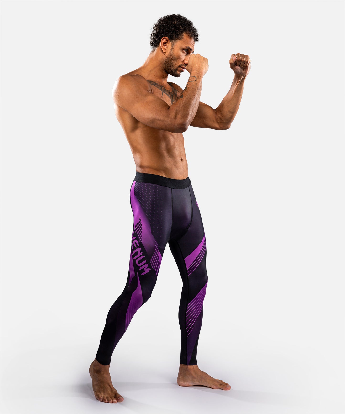Venum No-Gi 6.0 Spats - Negro/Morado