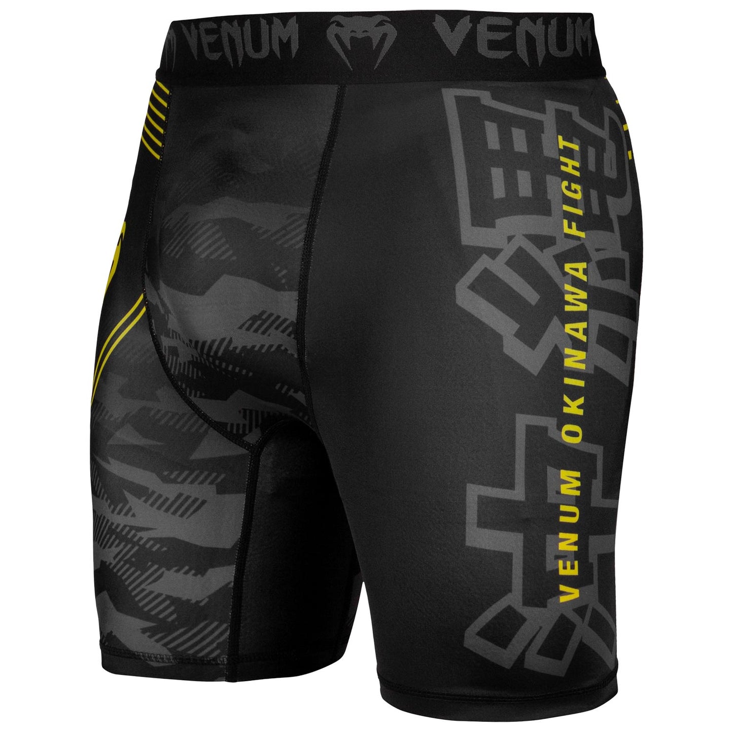 Short de compression Venum Okinawa 2.0 - Noir/Jaune