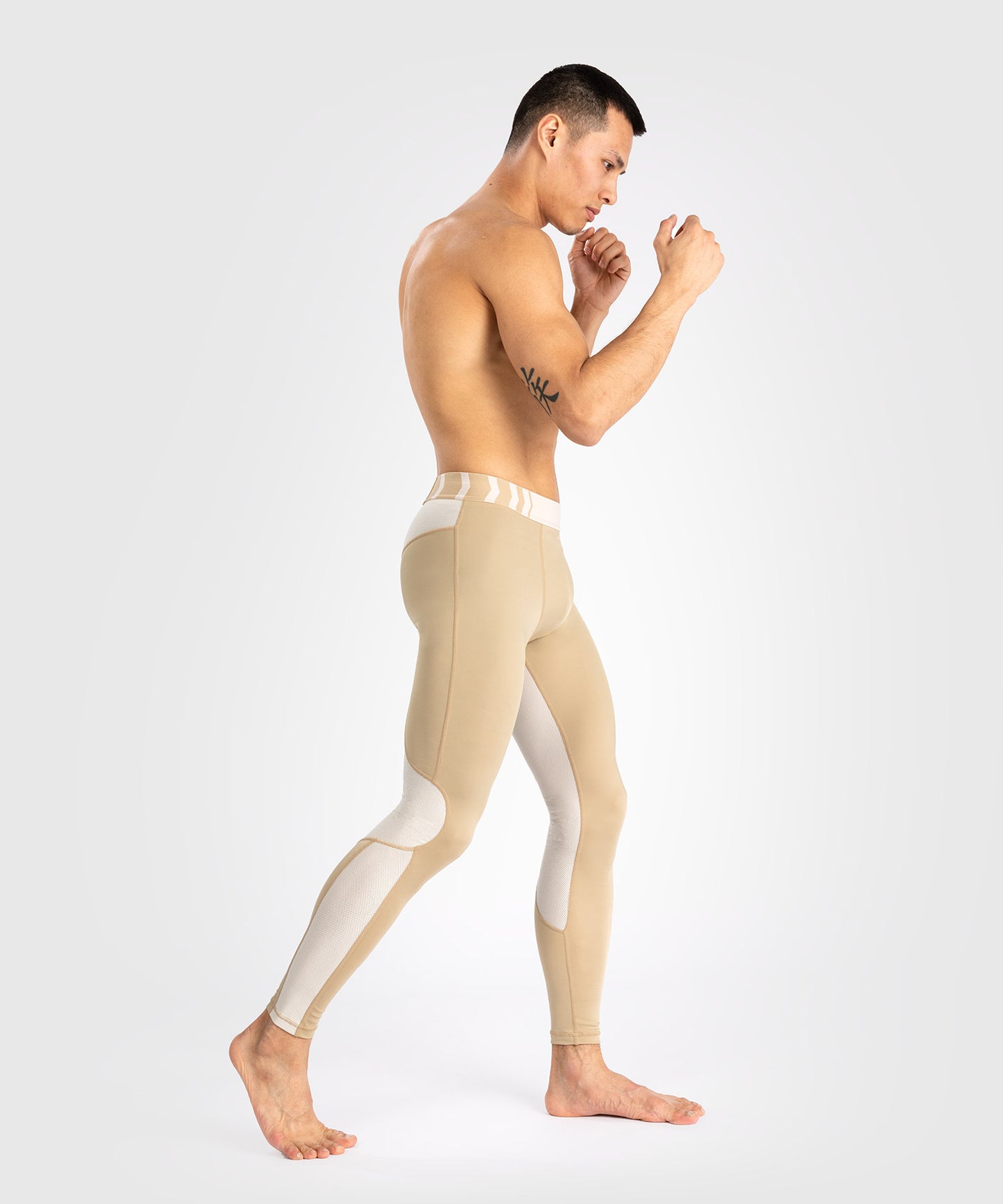 Venum Tempest Pantaloni a compressione - Beige/Sabbia