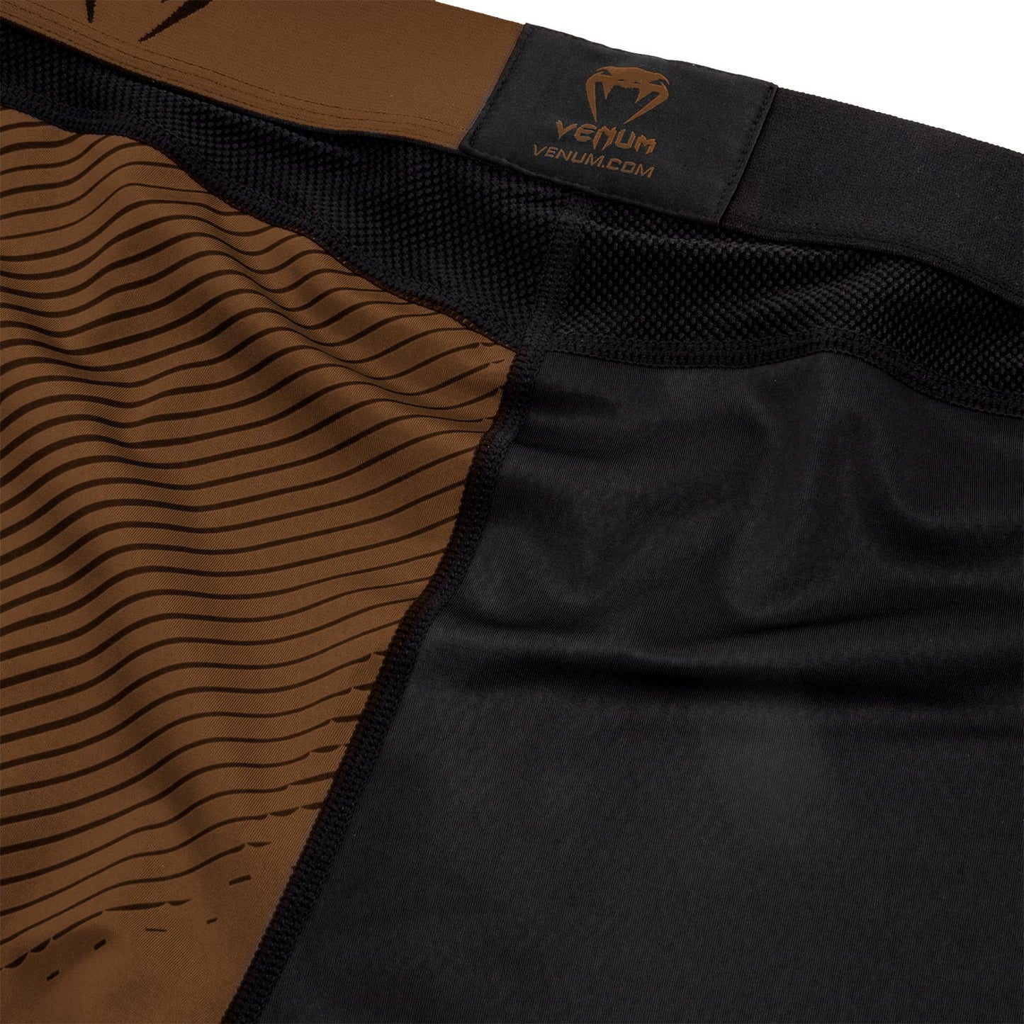Pantalon de Compression Venum NoGi 2.0 Approuvé IBJJF - Noir/Marron