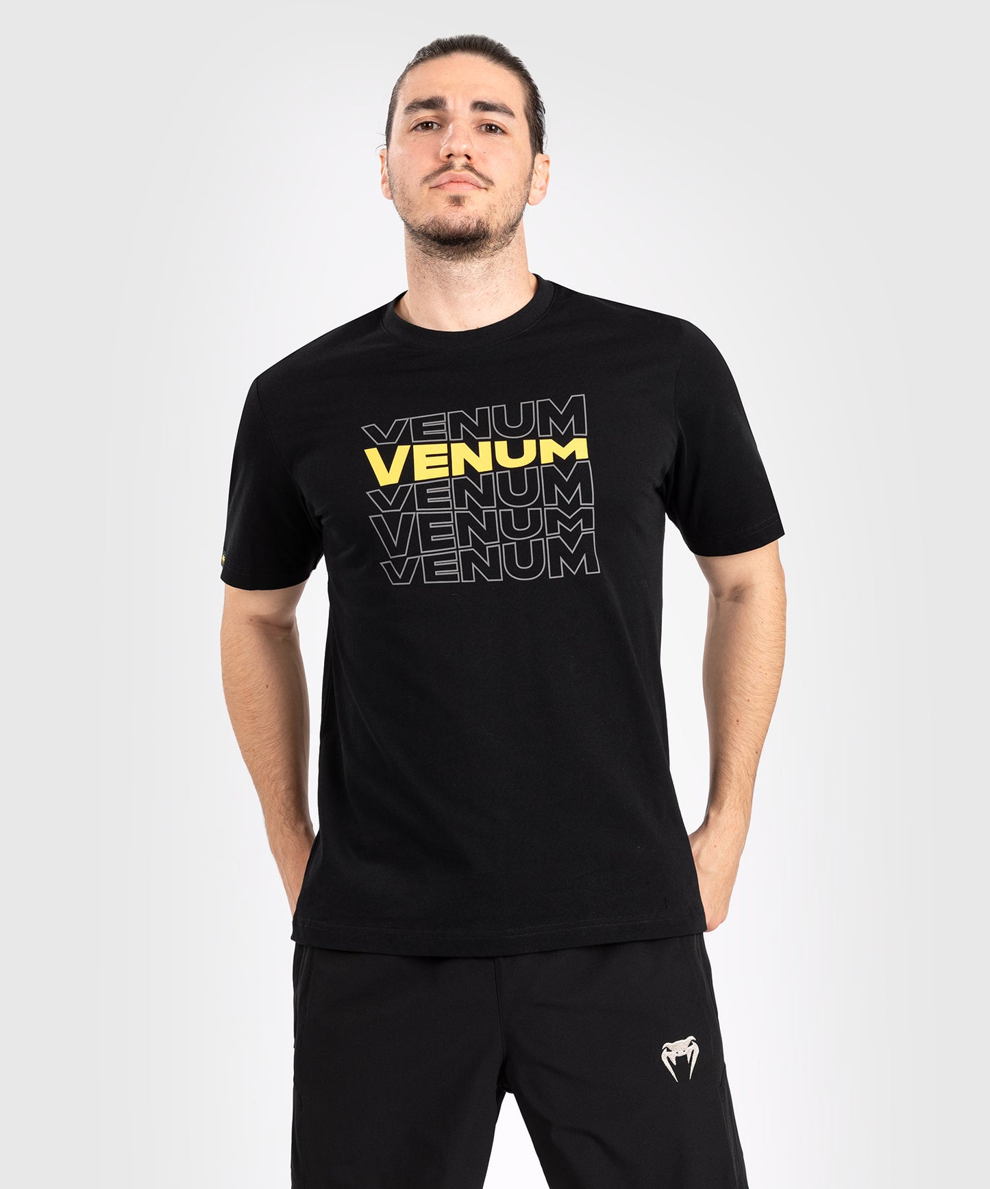  Venum Vertigo Maglietta a maniche corte da uomo - Nero/Giallo