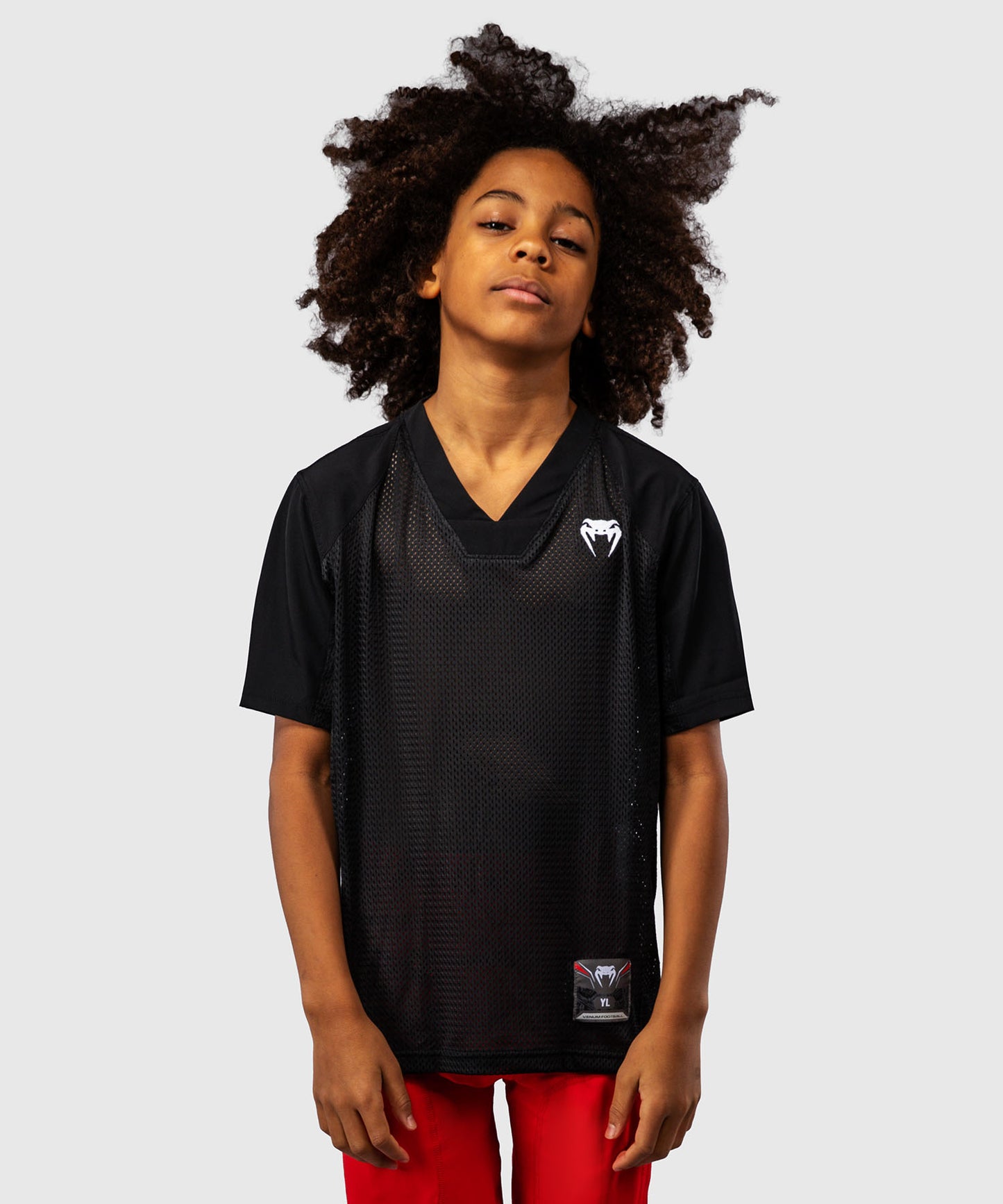 Venum Elite Kids Football Short Sleeve Jersey - Black