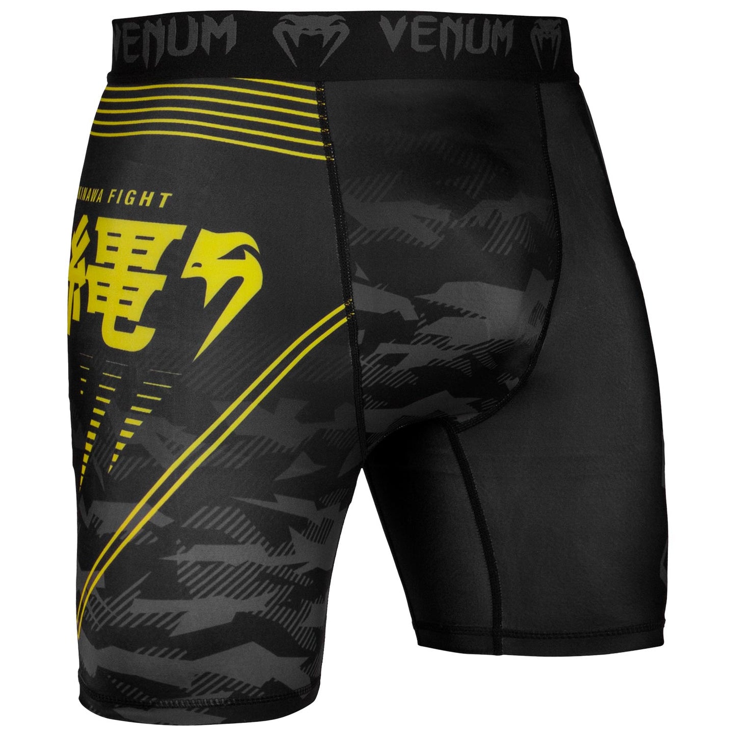 Short de compression Venum Okinawa 2.0 - Noir/Jaune