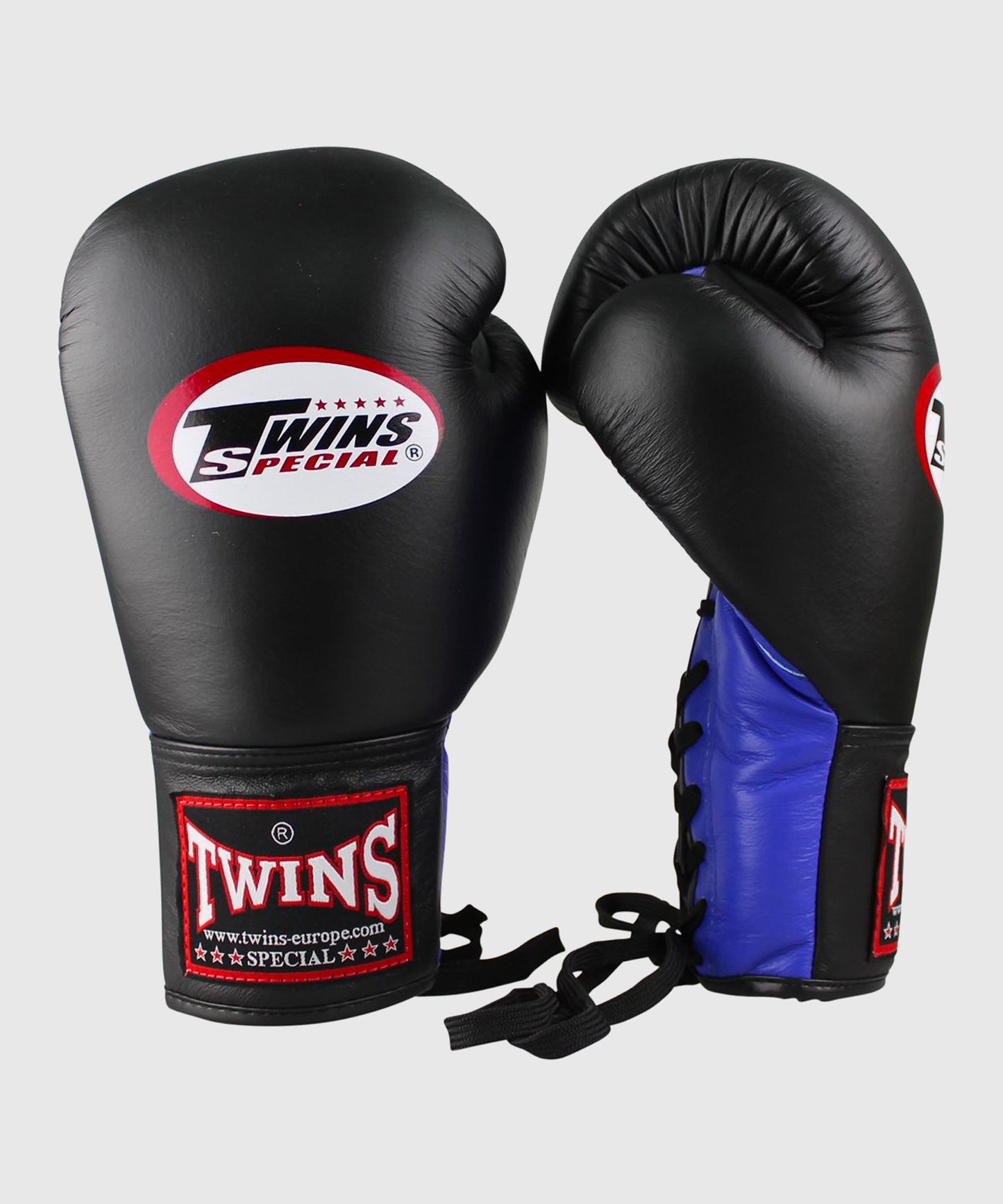 Twins Bgll 1 Schnür-Boxhandschuhe - Schwarz/Blau
