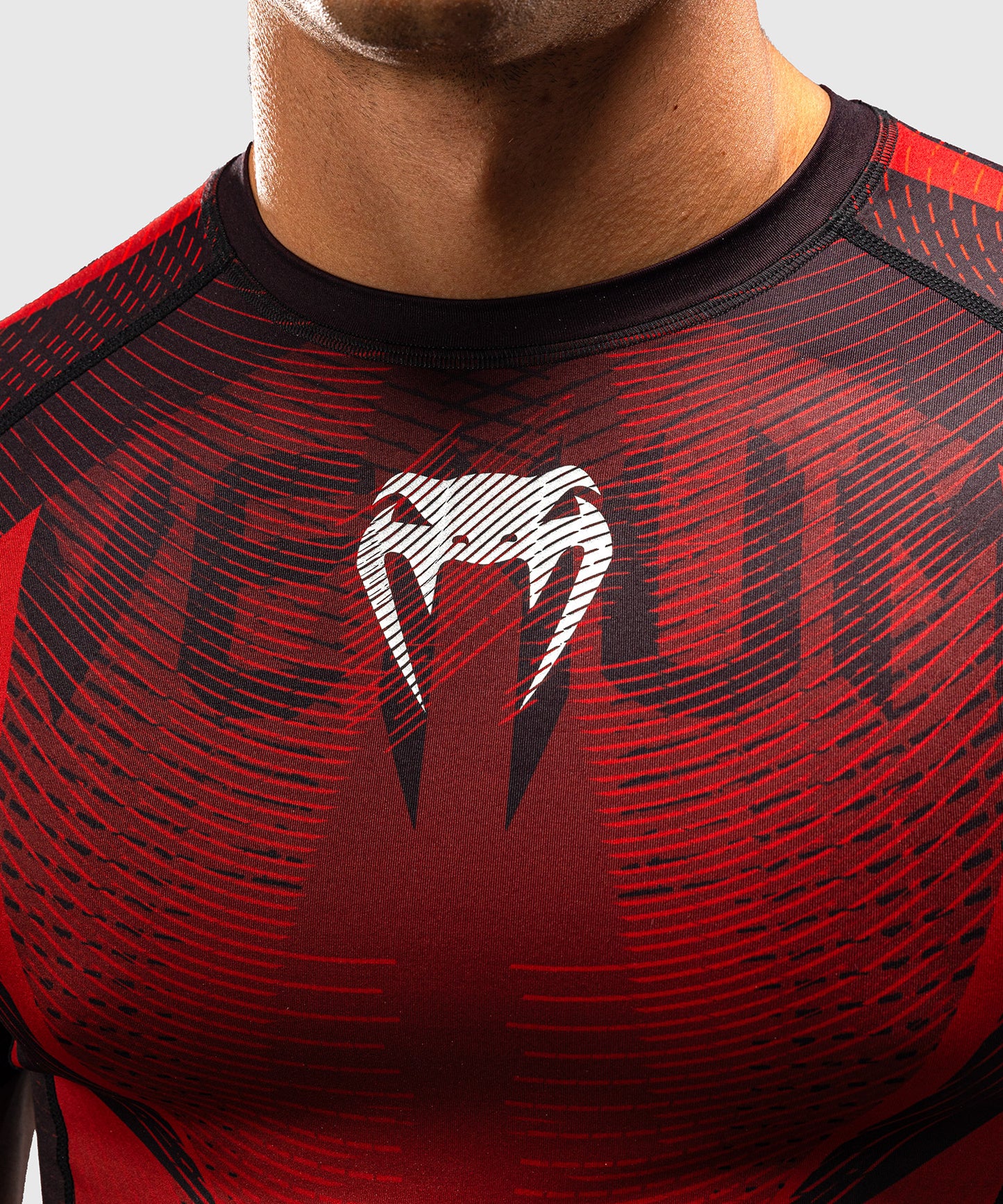 Venum Galactic 3.0 Rashguard Manga Corta - Rojo/Plata
