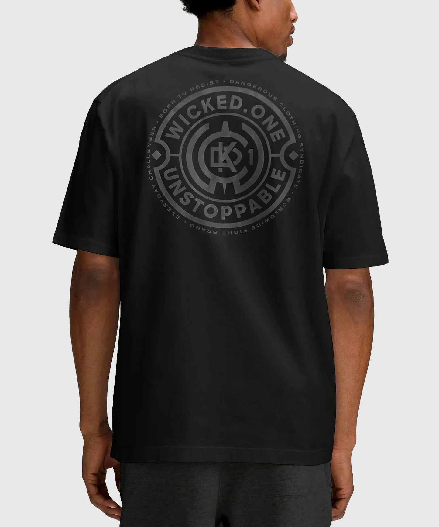 Wicked One Department Oversize-T-Shirt - Schwarz