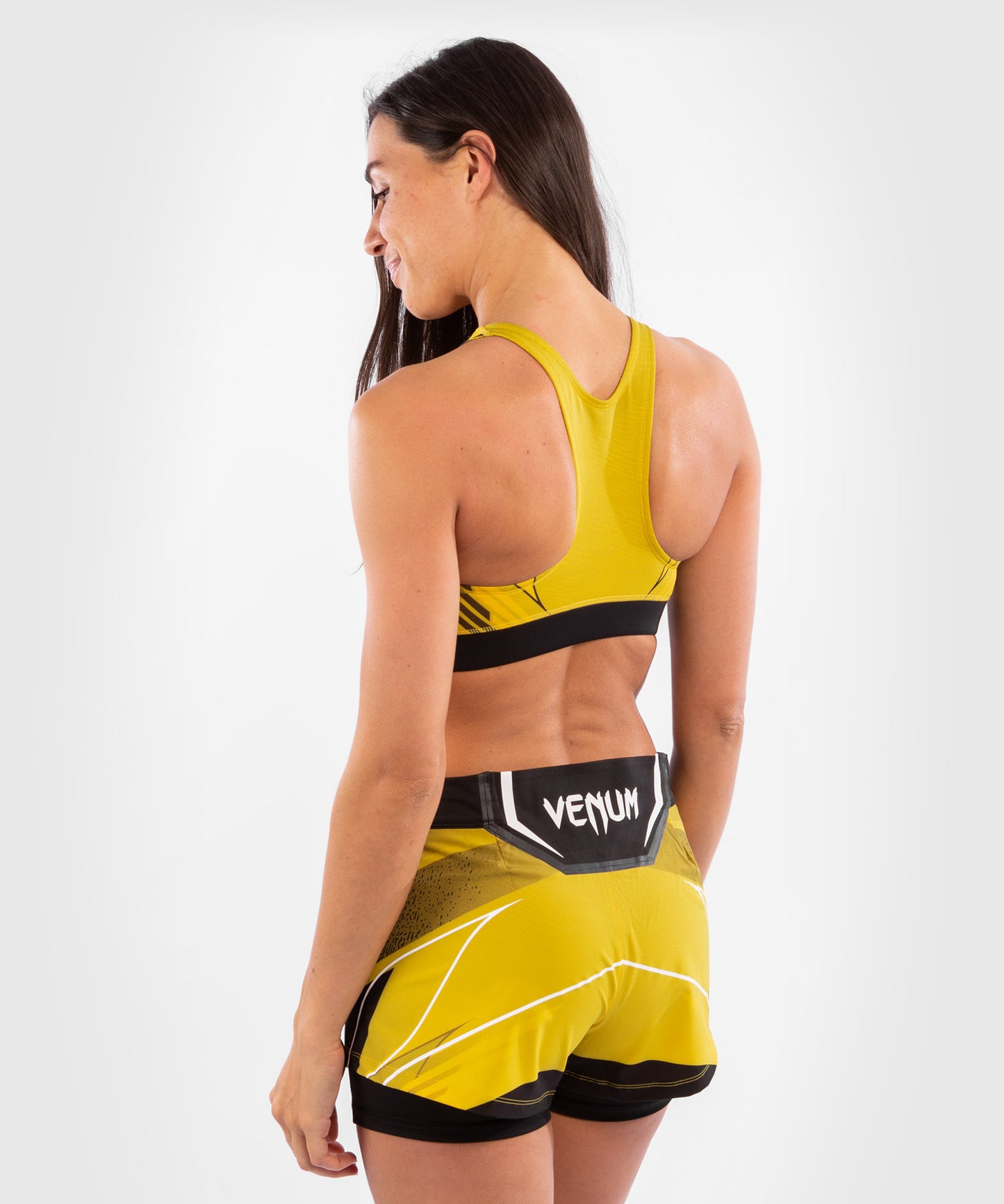 UFC Venum Authentic Fight Night Damen Sport-BH - Gelb