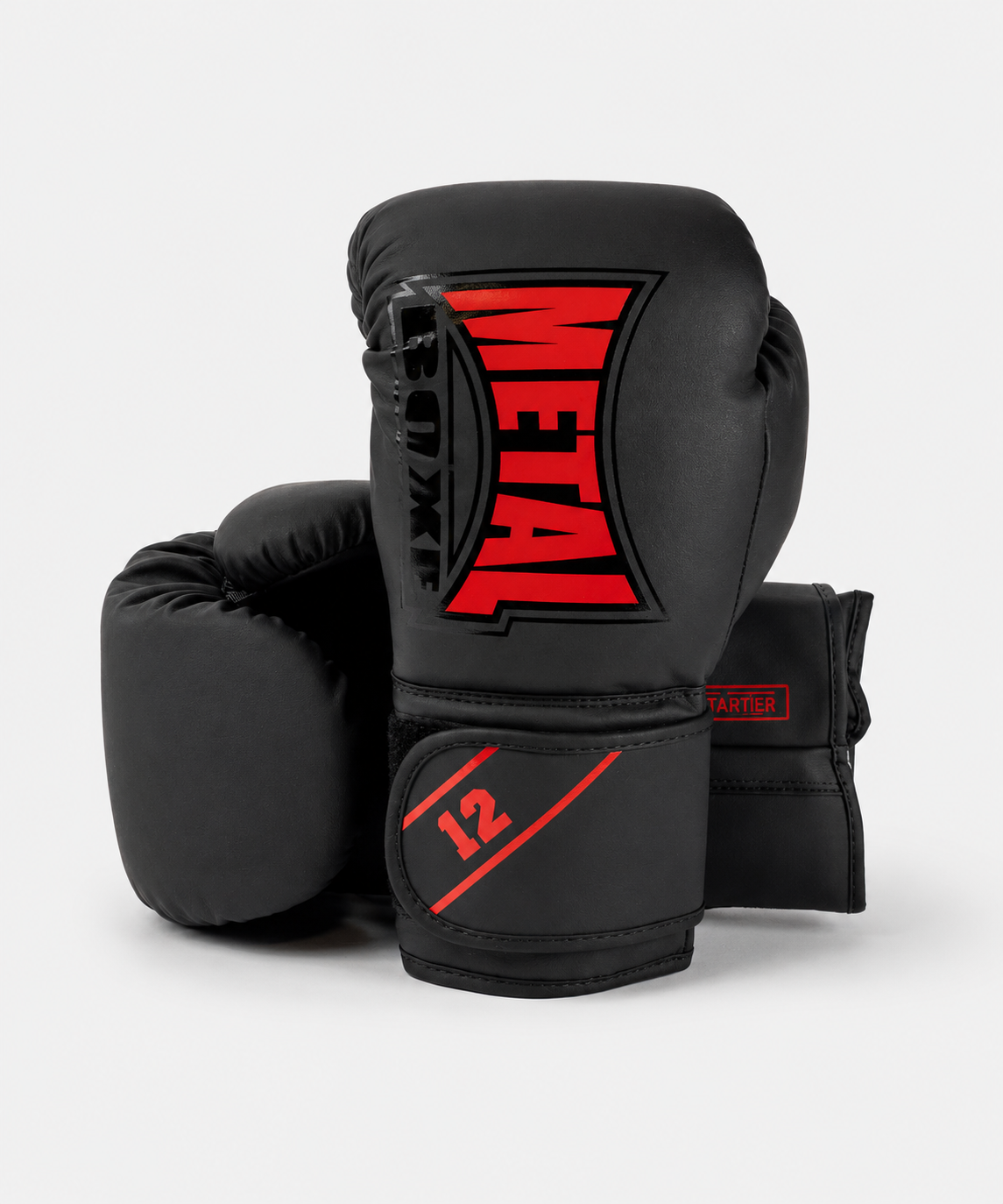 Metal Boxe Metal Starter Boxhandschuhe - Schwarz/Rot