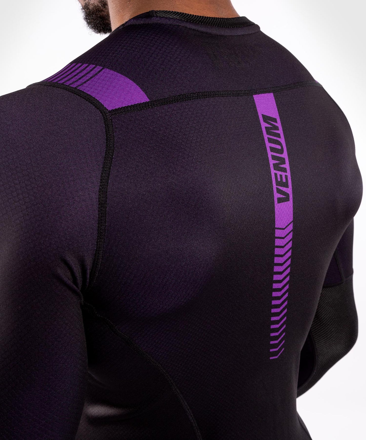 T-shirt de Compression Venum NoGi 3.0 - Manches Longues - Noir/Violet