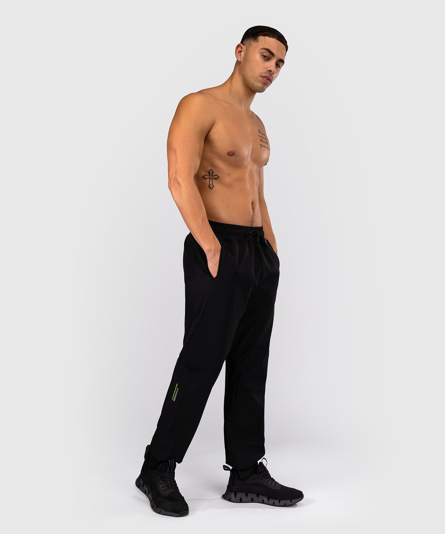 Venum Training Camp 4.0 Joggers - Negro/Verde neón
