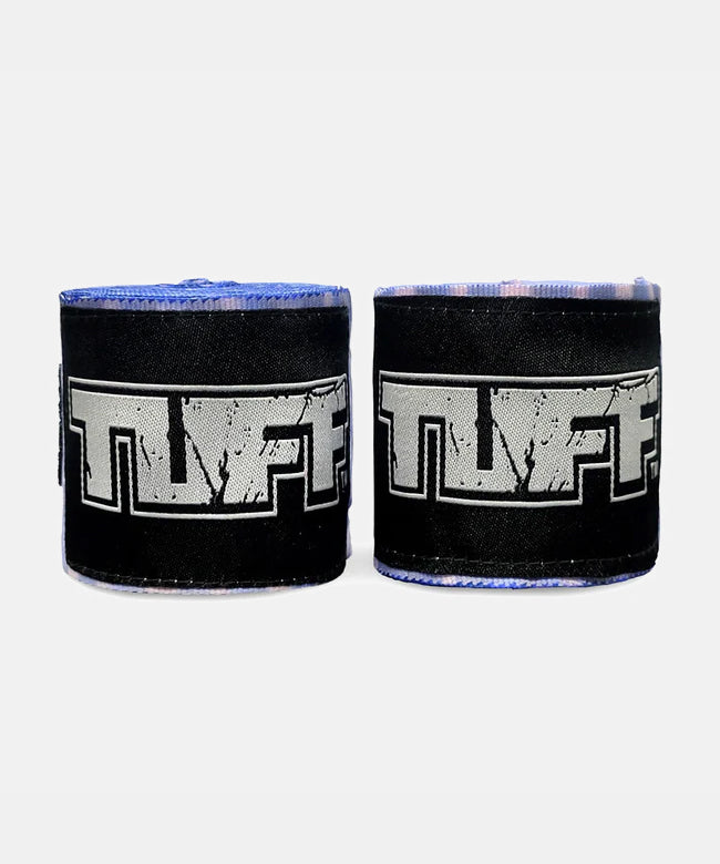 Tuff Stripe Hand Wraps 4.5m – Blue/Pink