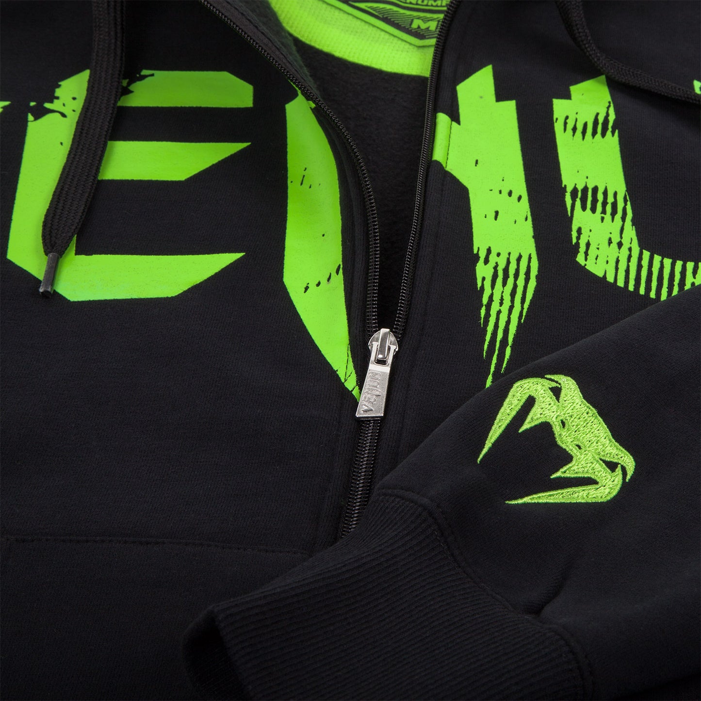 Sweatshirt Venum Undisputed - Noir/Jaune Fluo