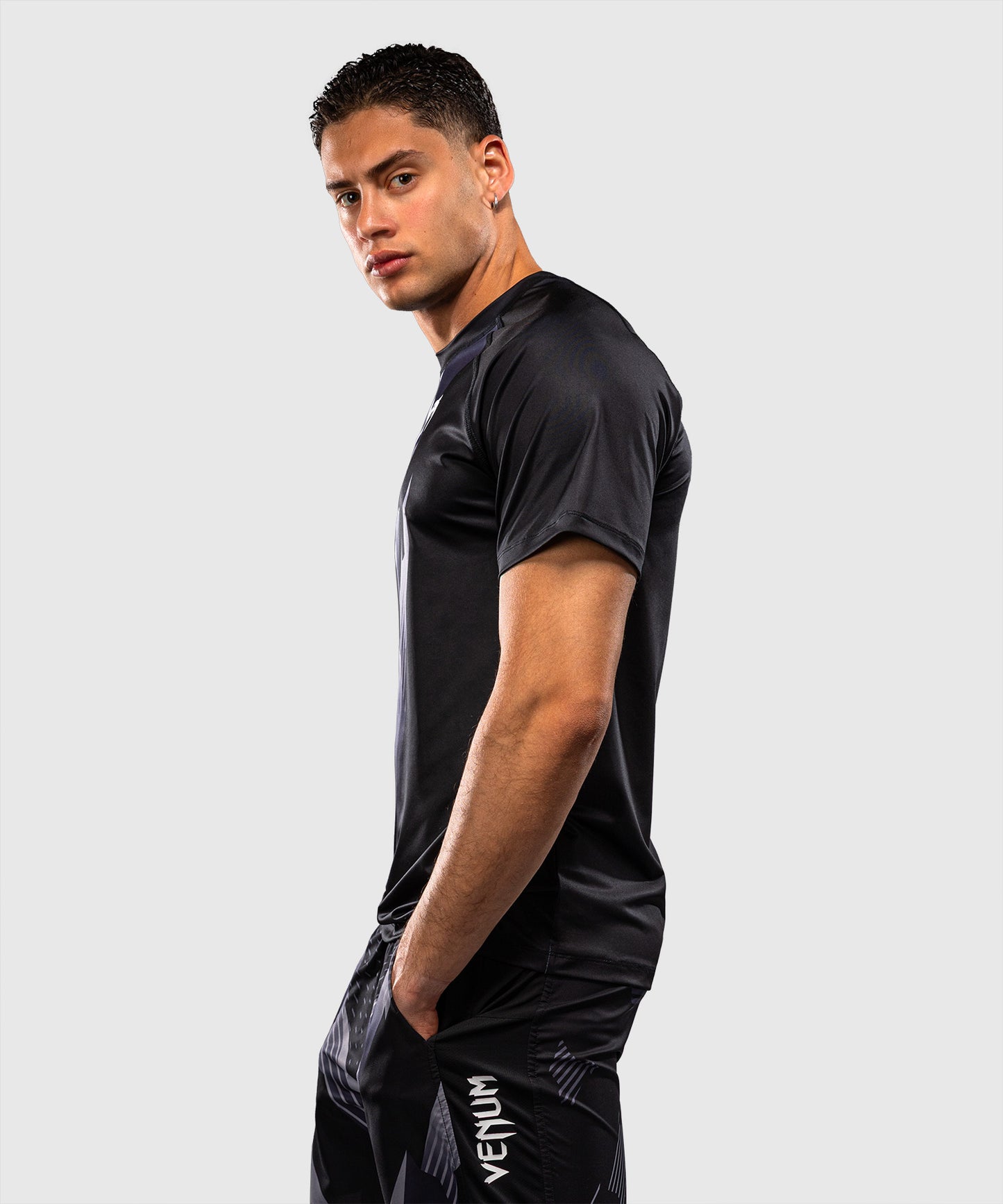 Venum No-Gi 6.0 Camiseta Dry Tech - Negro/Blanco