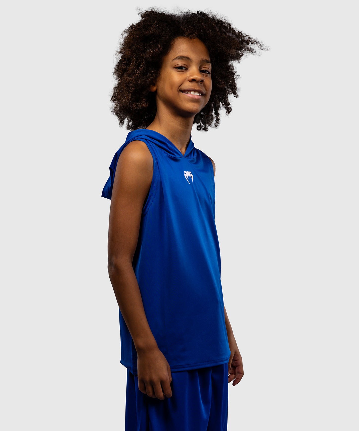 Venum Elite Kids Sleeveless Dry-Tech Hoodie - Royal Blue