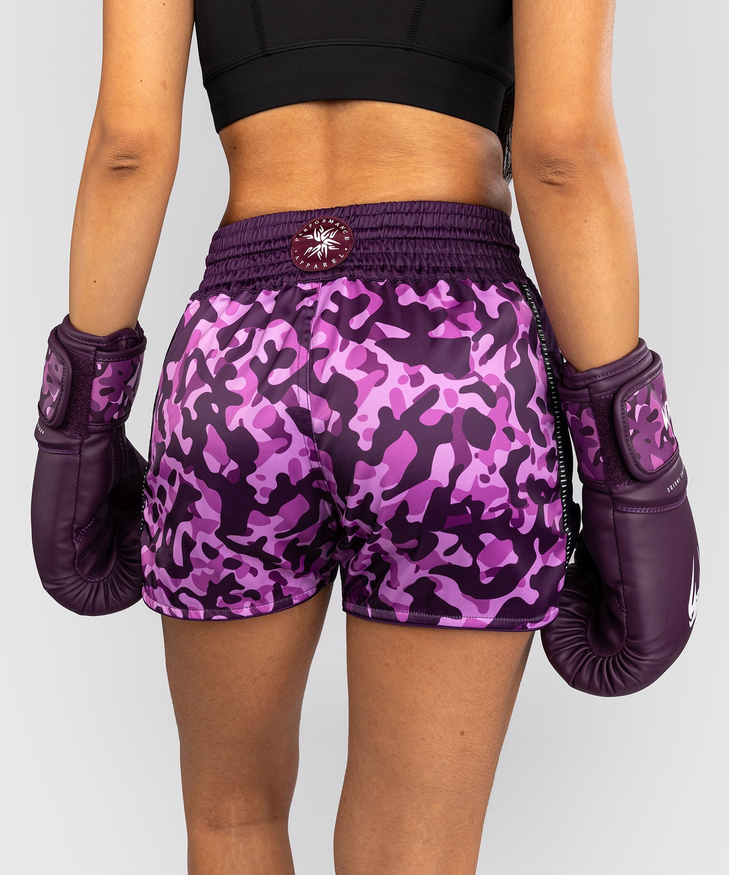 Short de Muay Thai Venum Iris - Prune/Rose